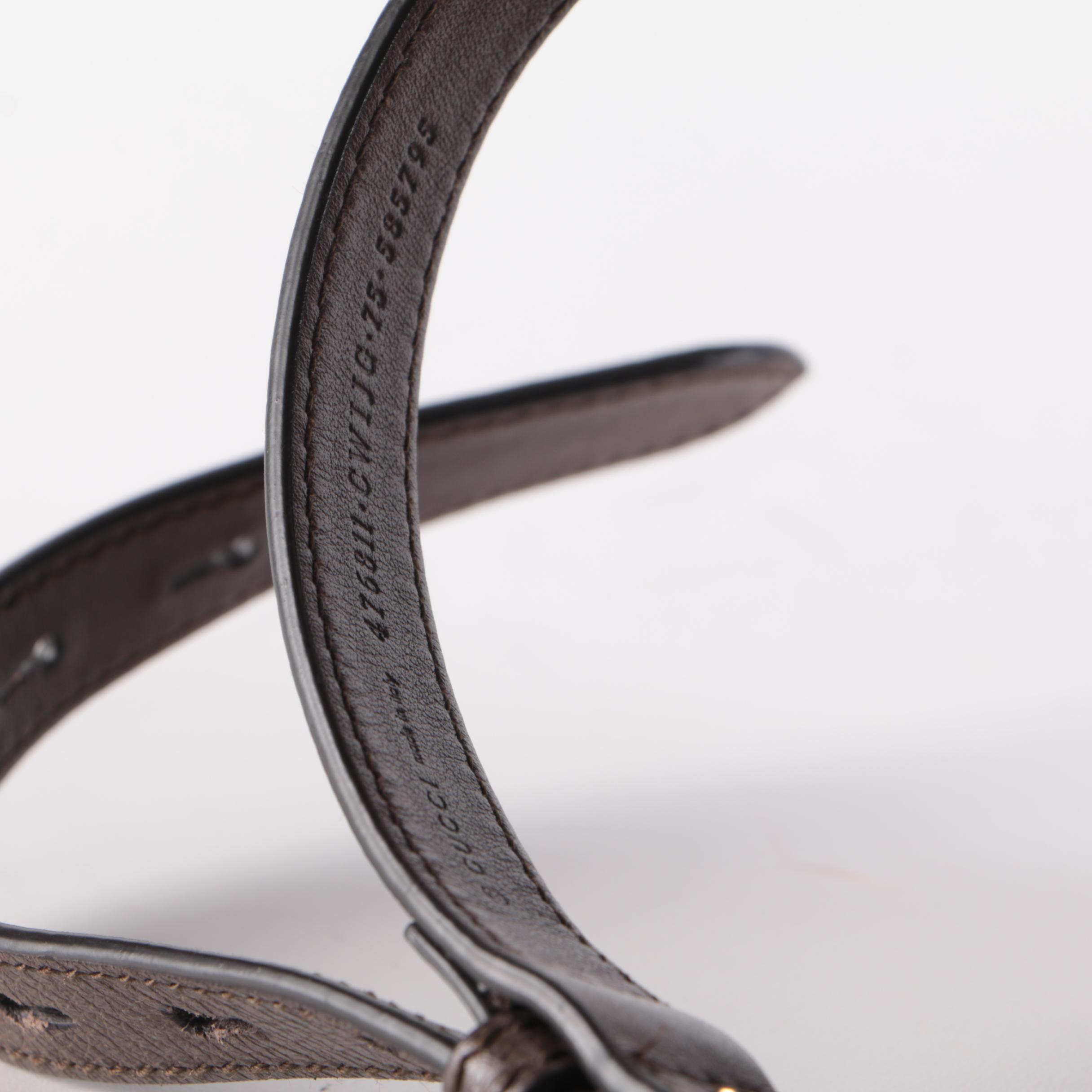 Gucci Sylvie Floral Embroidered Leather Belt Bag