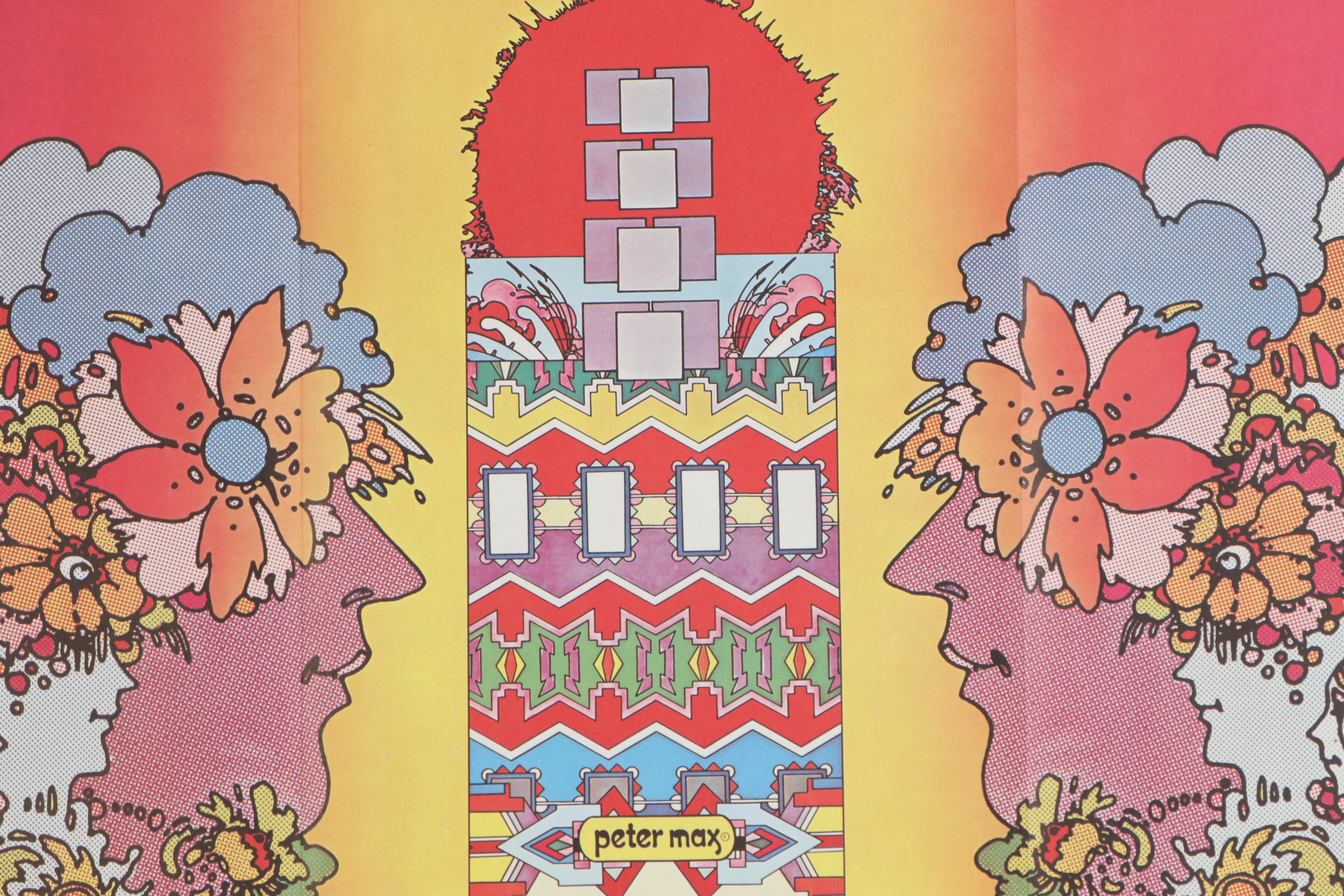 Peter Max Offset Lithograph Poster "See For Yourself"