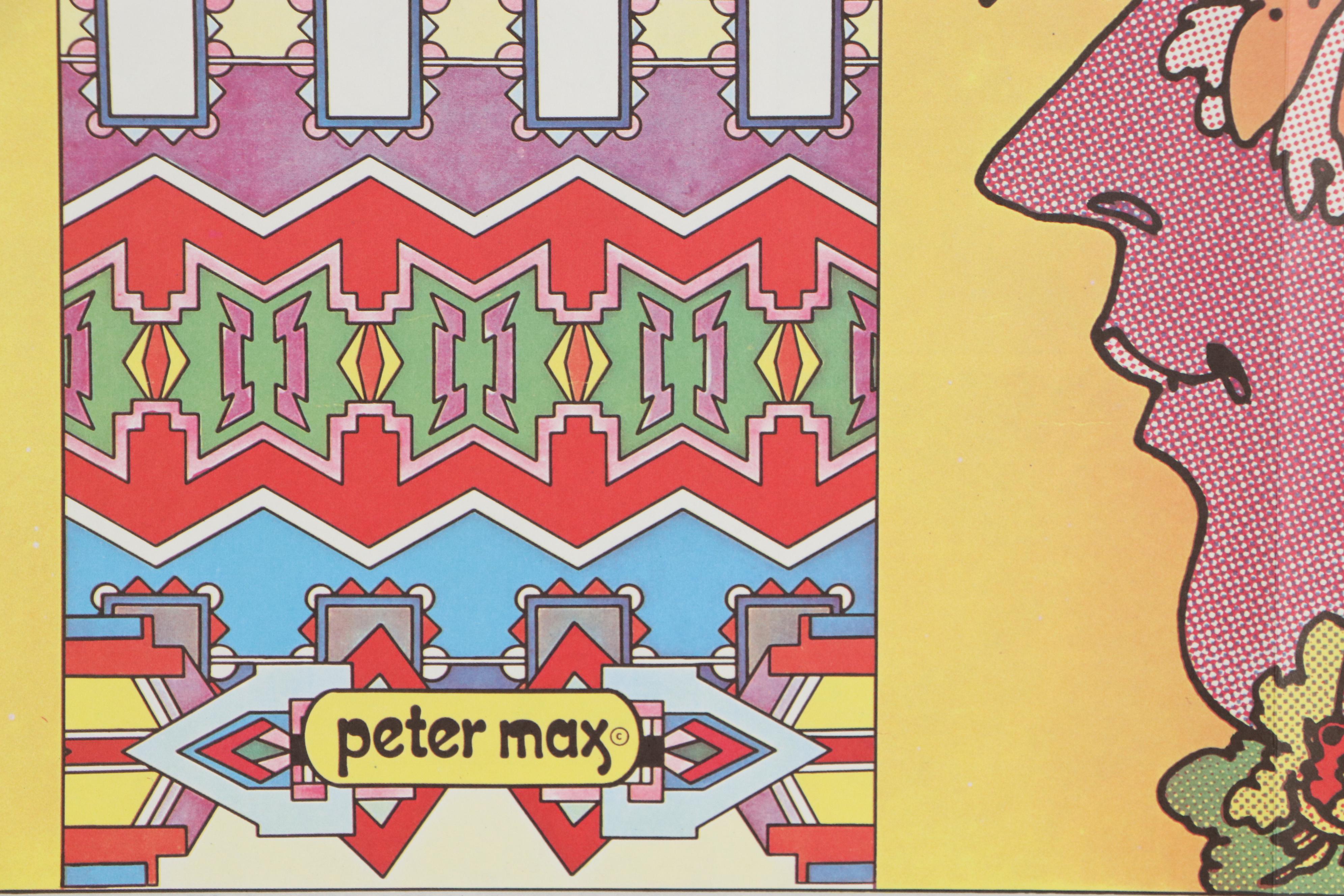 Peter Max Offset Lithograph Poster "See For Yourself"