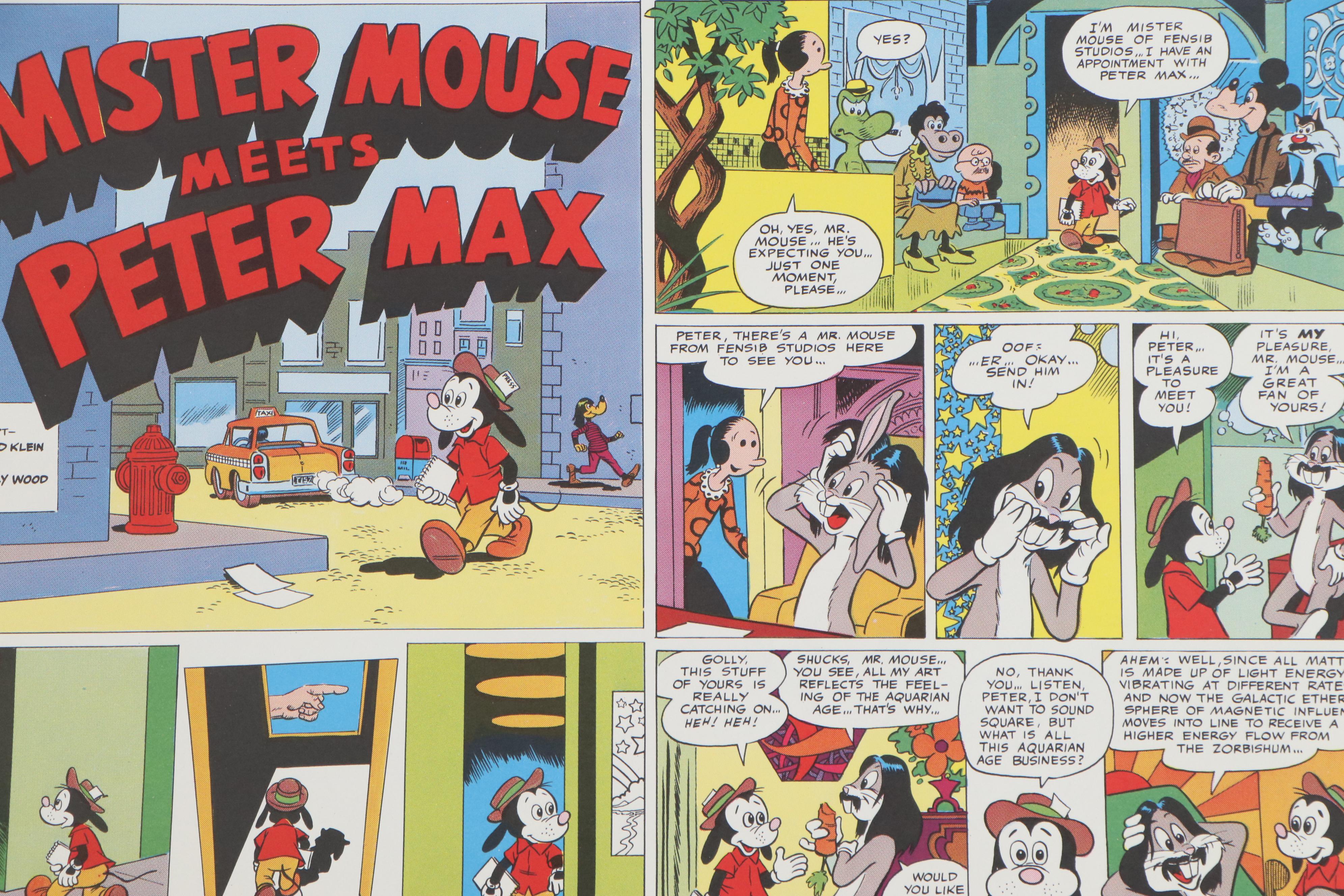 Peter Max Offset Lithograph Poster "See For Yourself"