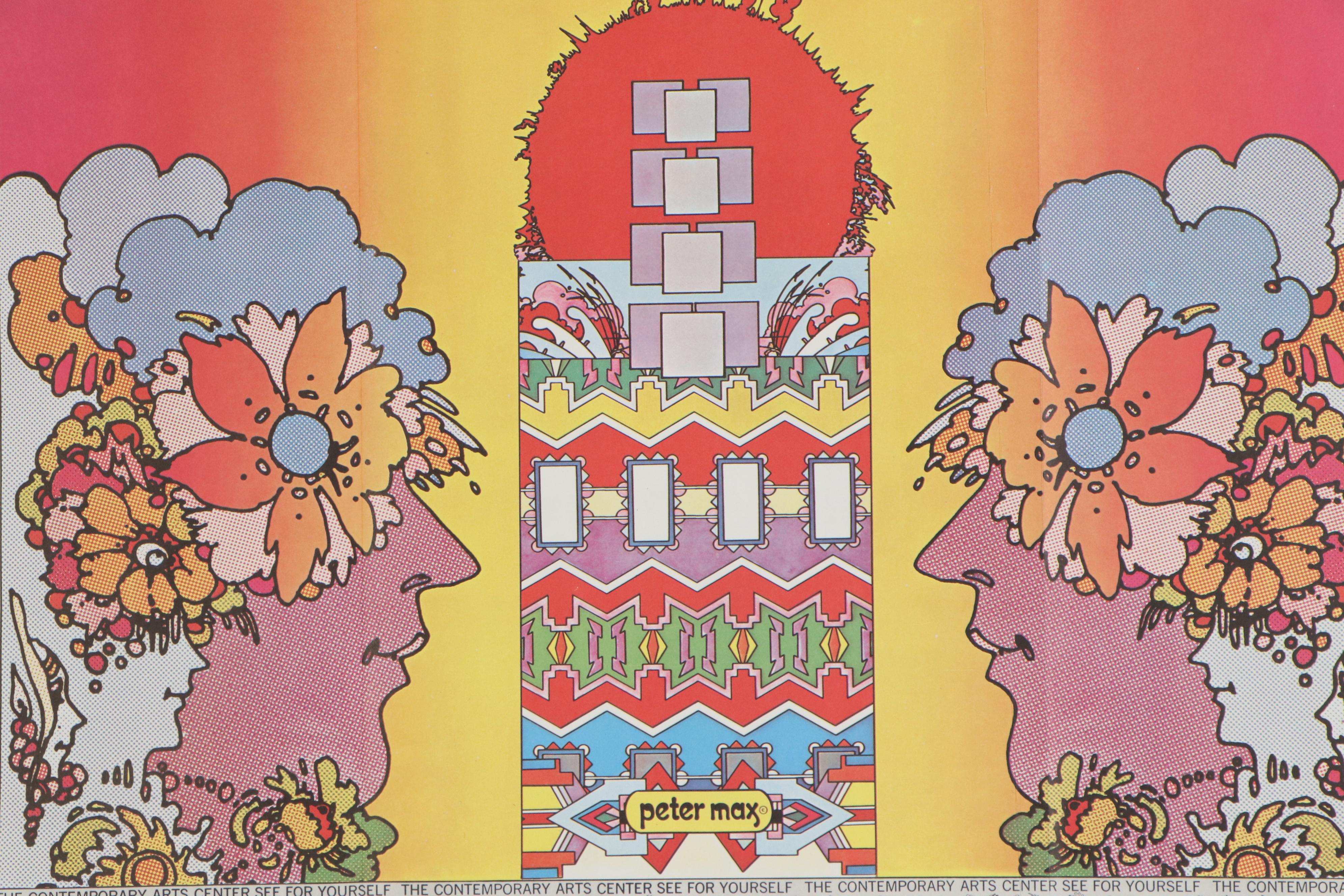 Peter Max Offset Lithograph Poster "See For Yourself"