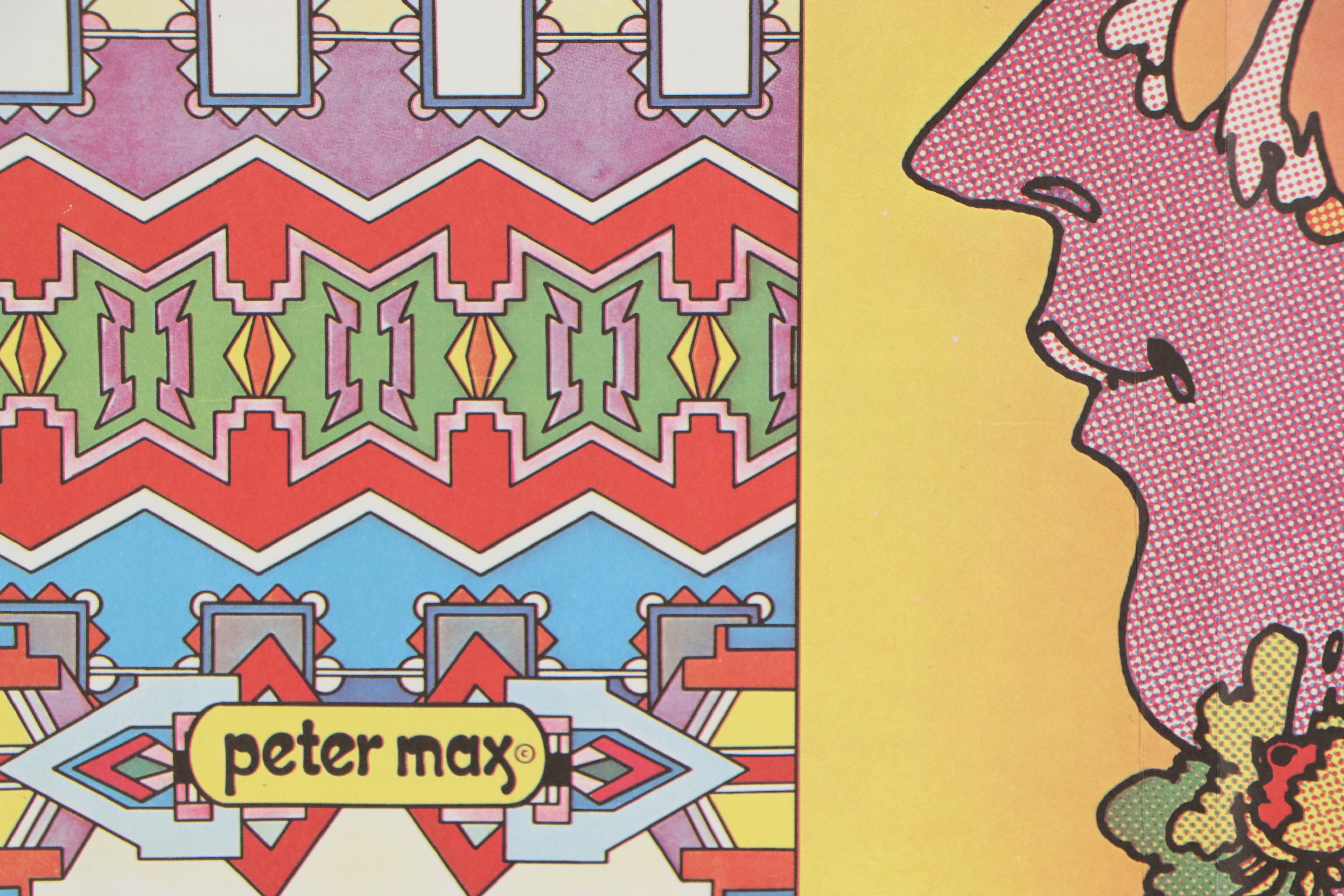 Peter Max Offset Lithograph Poster "See For Yourself"