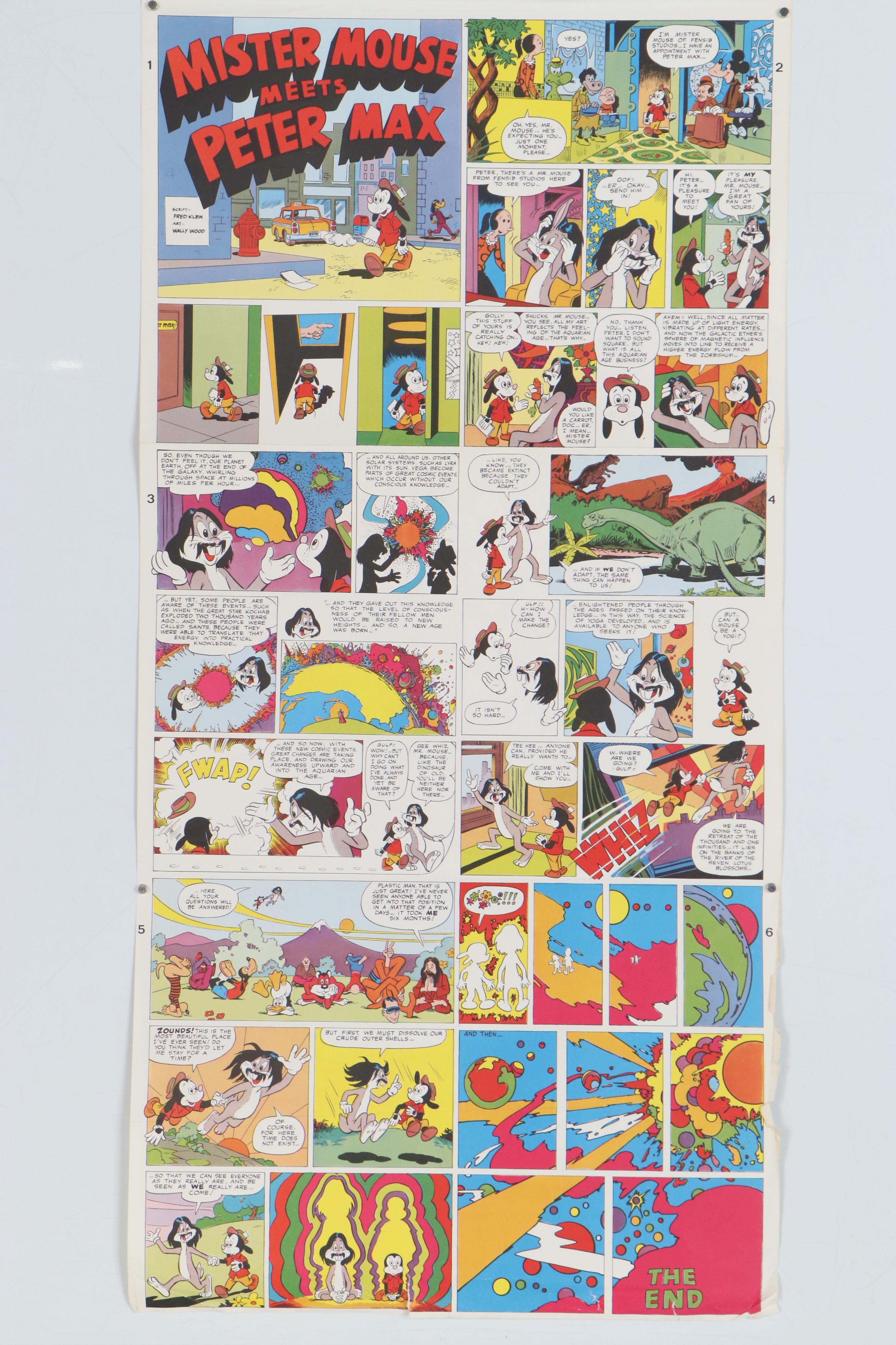 Peter Max Offset Lithograph Poster "See For Yourself"