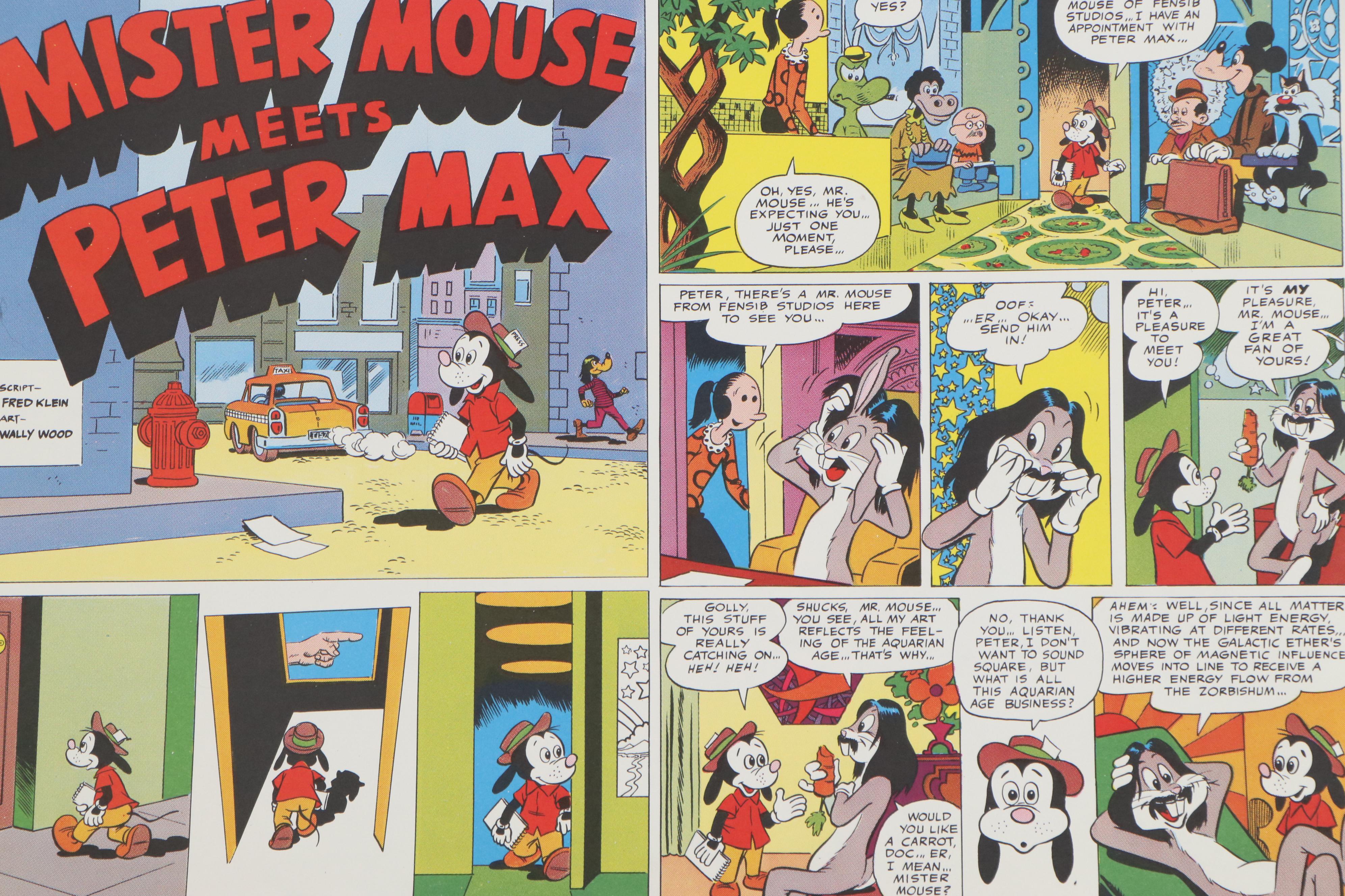 Peter Max Offset Lithograph Poster "See For Yourself"