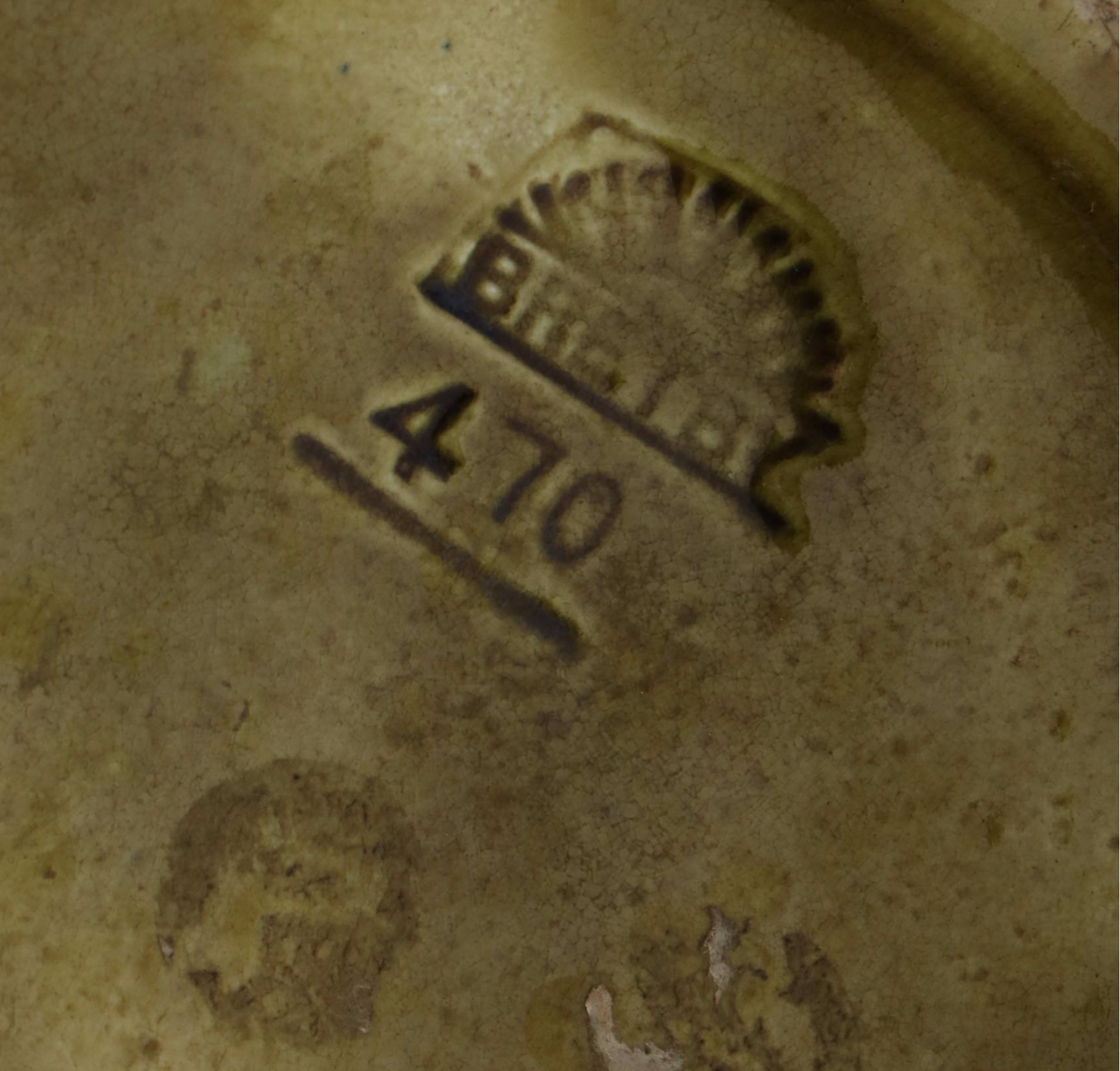 Bretby Pottery Fish and Waves Vase, Late 19th Century