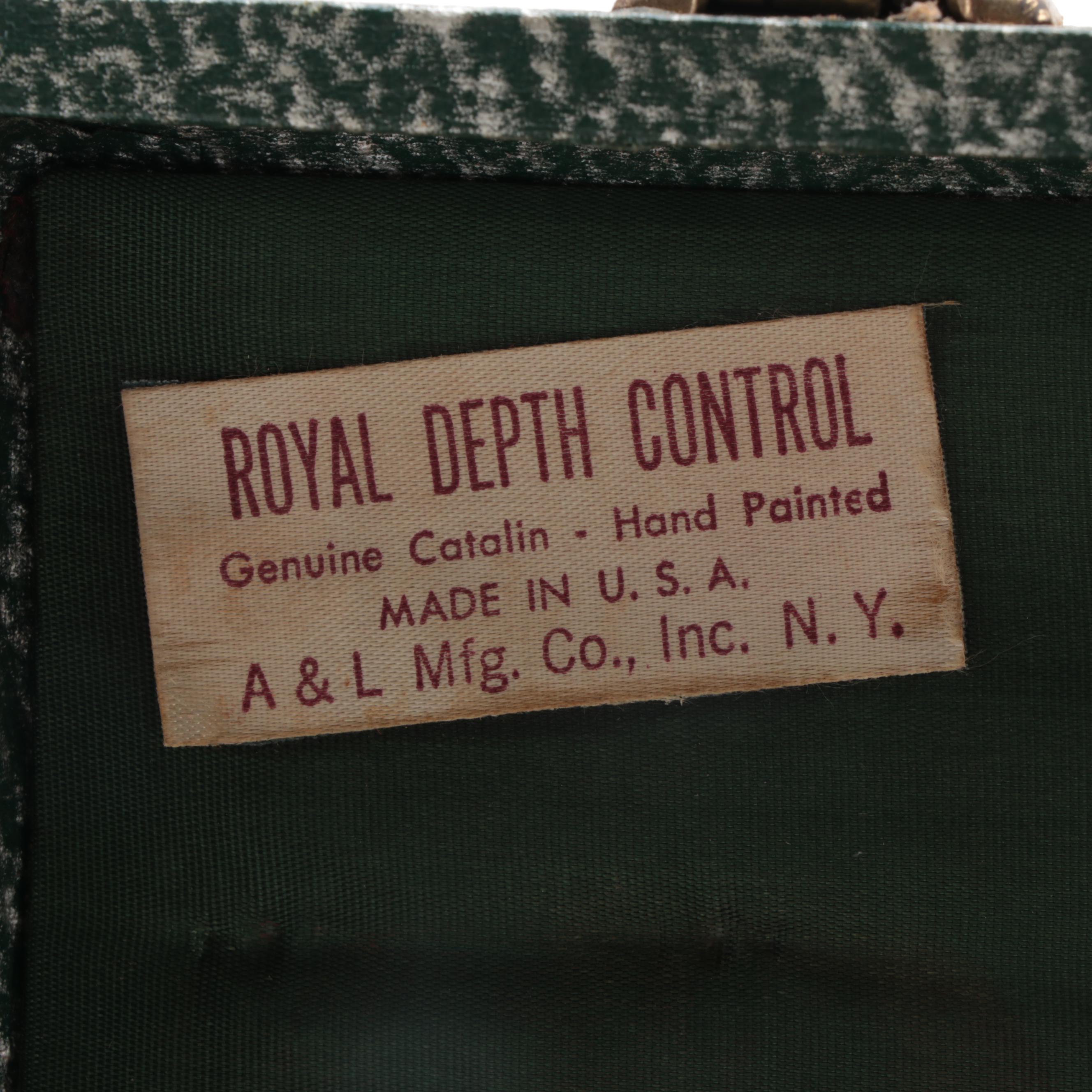 Royal Depth Control Genuine Catalin Mah Jongg Set, Vintage