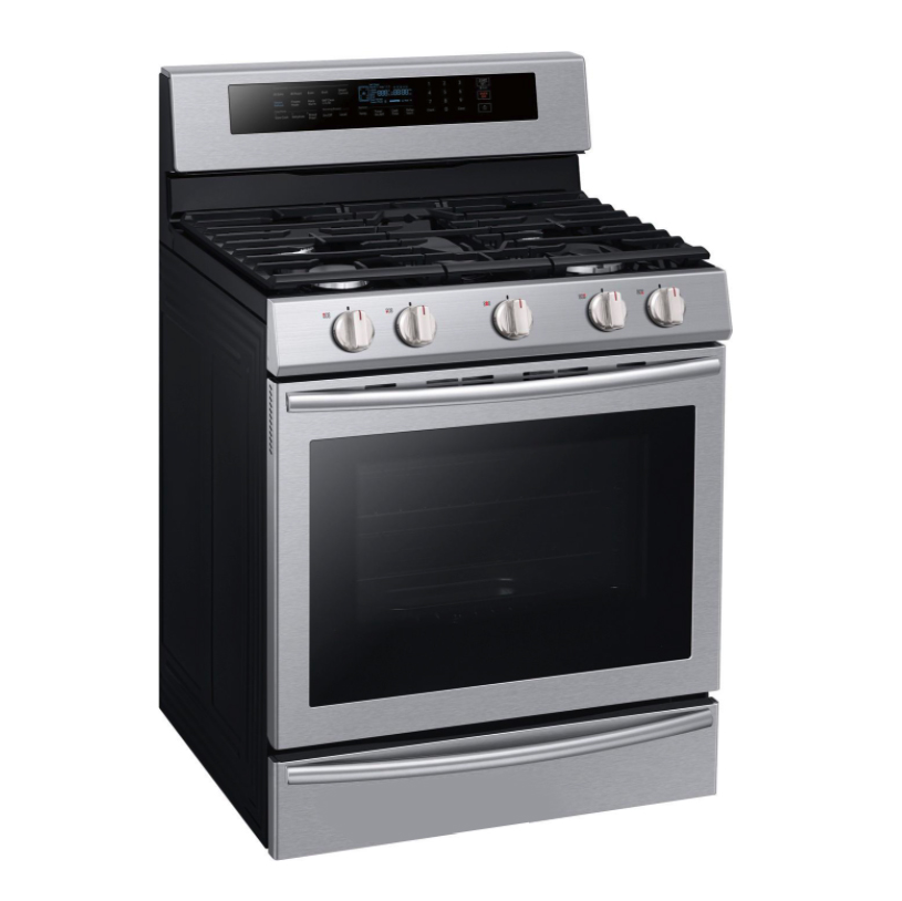 Samsung 5.8 Cu. Ft. Freestanding Stainless Steel Gas Convection Range