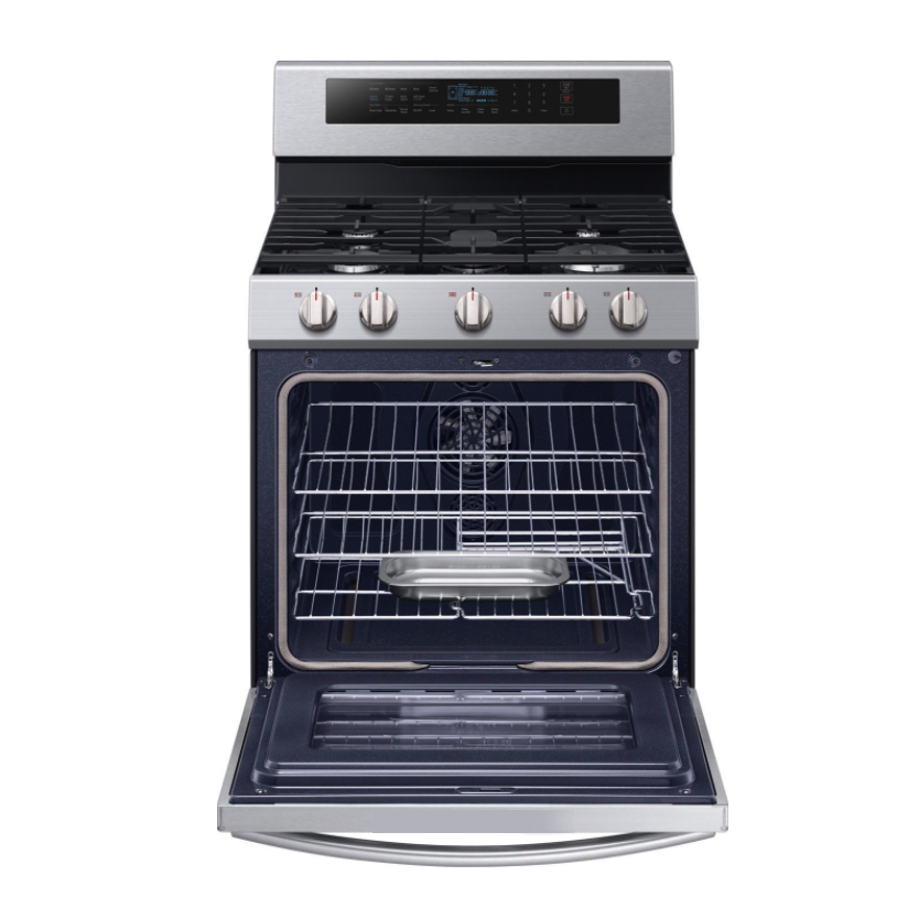 Samsung 5.8 Cu. Ft. Freestanding Stainless Steel Gas Convection Range