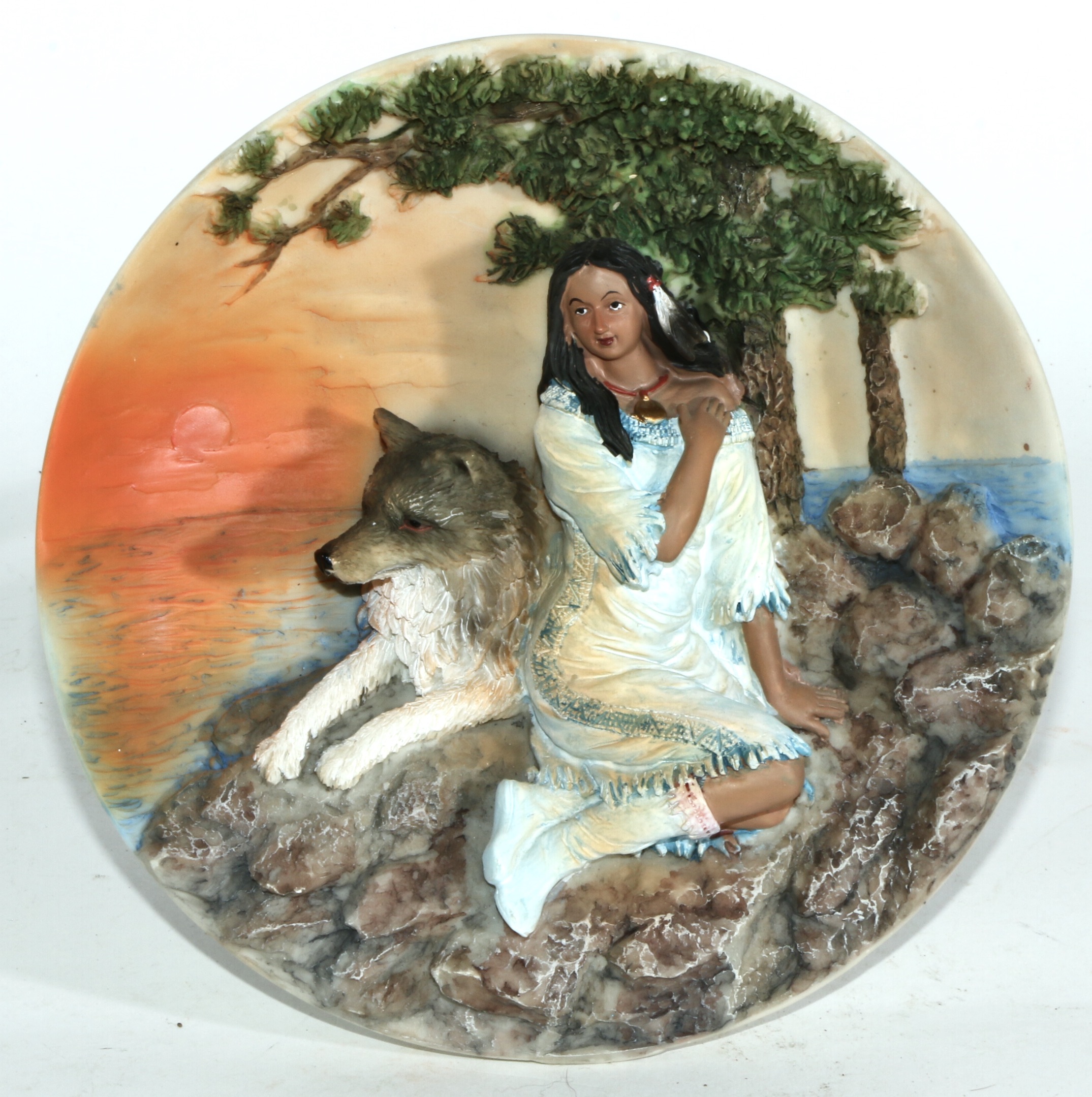 Provincial Mold Ceramic Native American Figurines