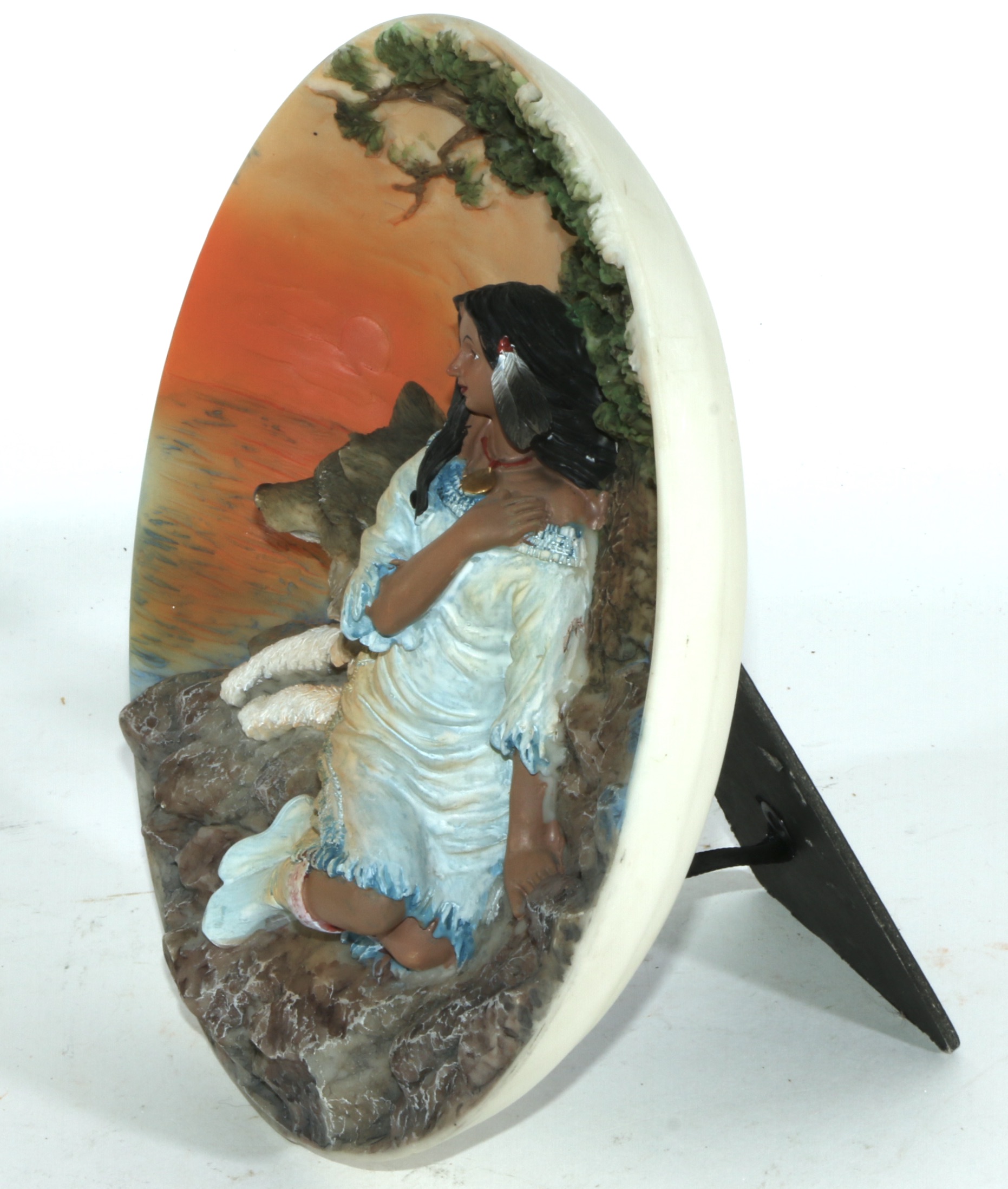 Provincial Mold Ceramic Native American Figurines