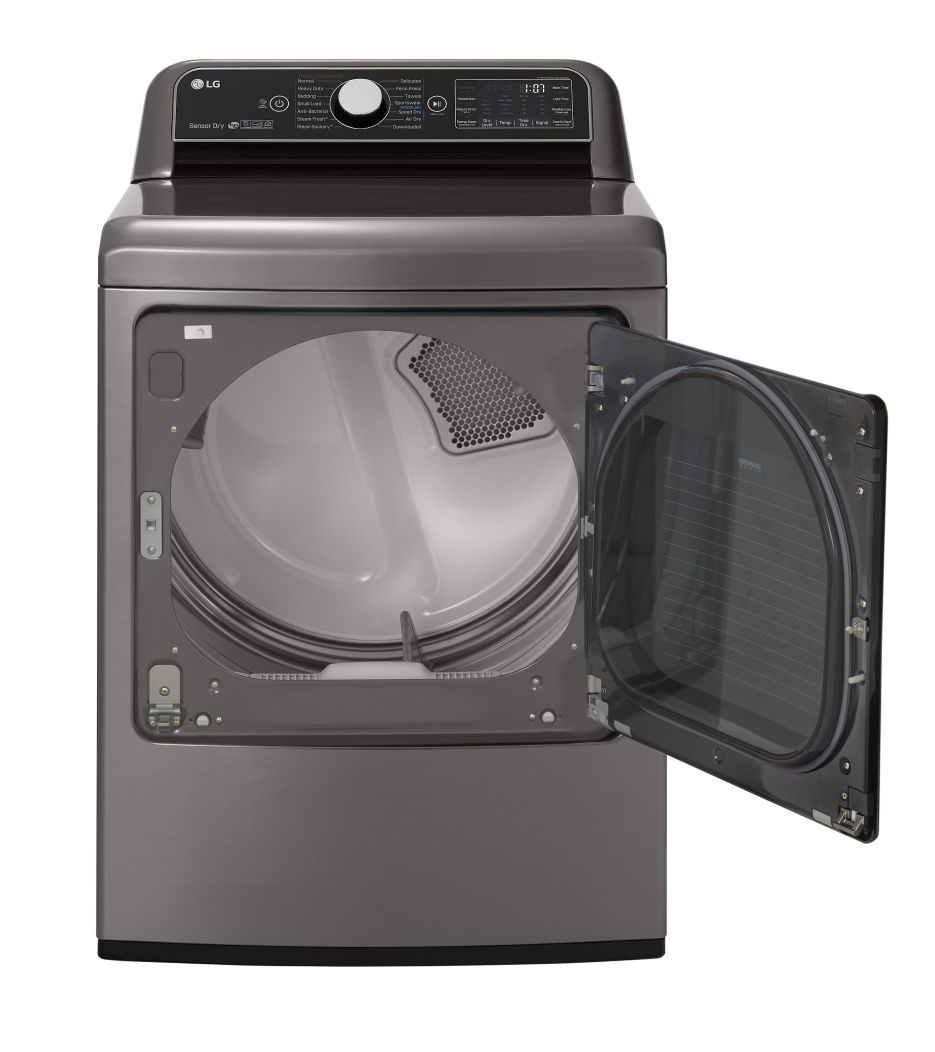 LG 7.3 Cu. Ft. Smart WiFi Enabled Electric Dryer with TurboSteam™