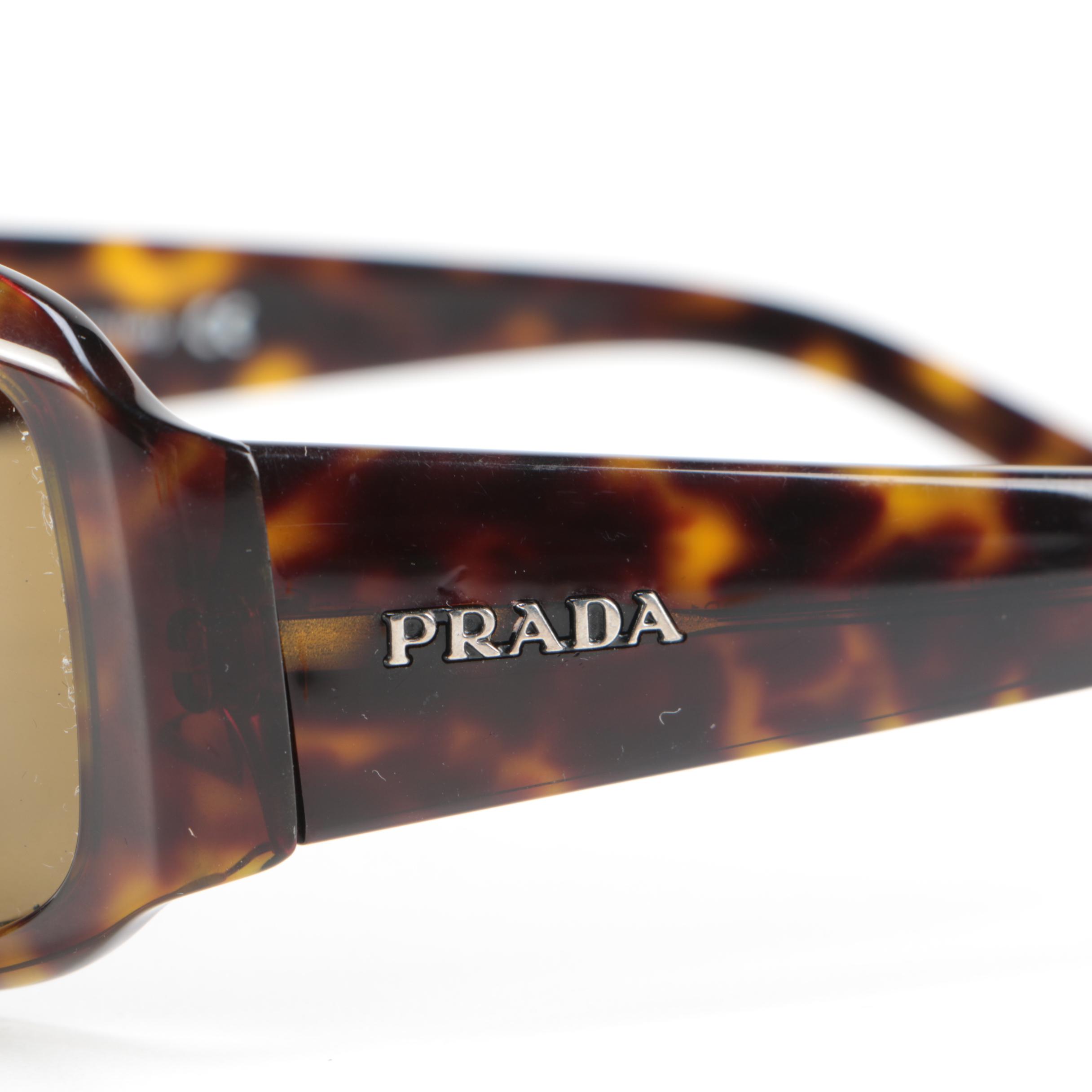 Prada SPR 12H Dark Havana Sunglasses