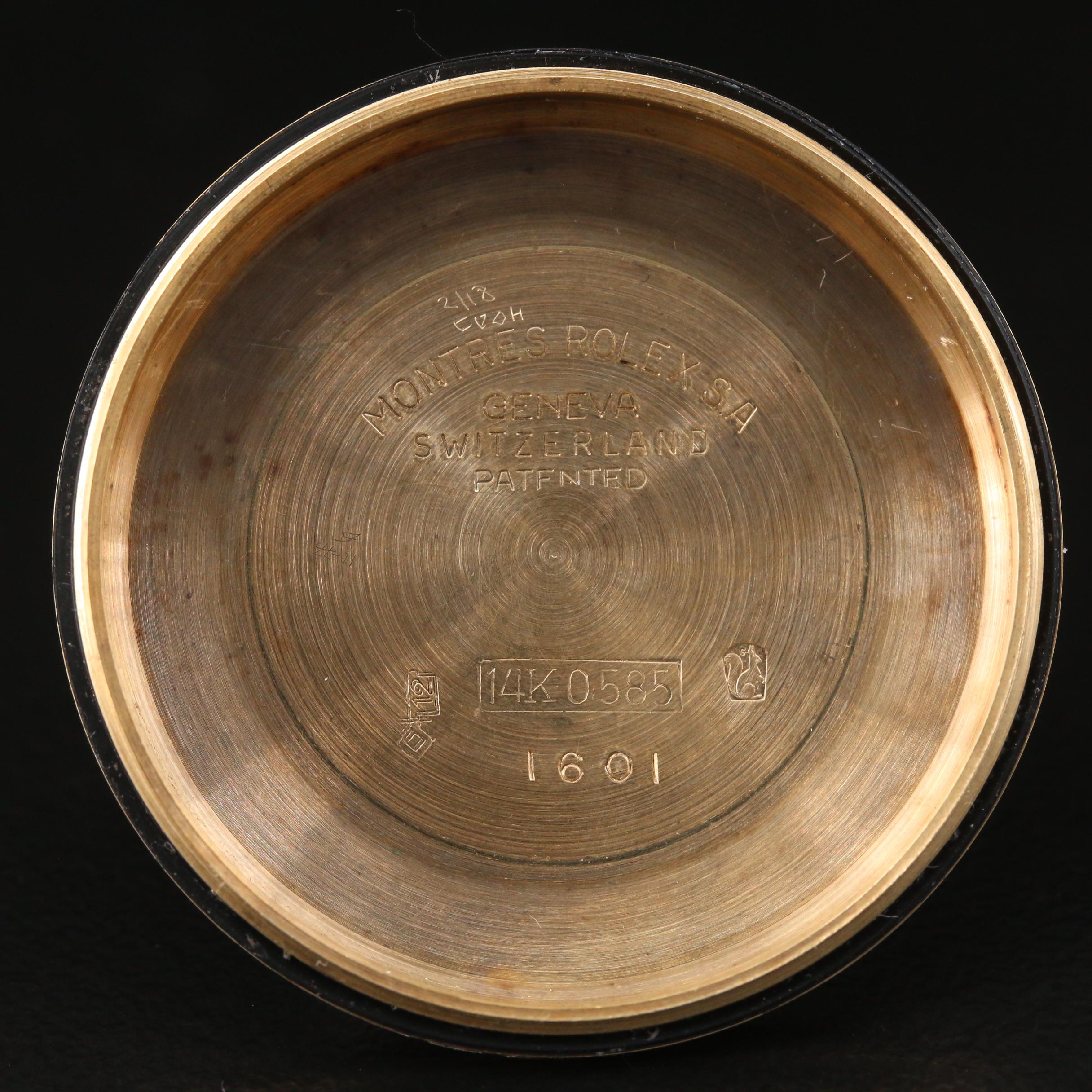 1964 Rolex Datejust 14K Gold Automatic Watch