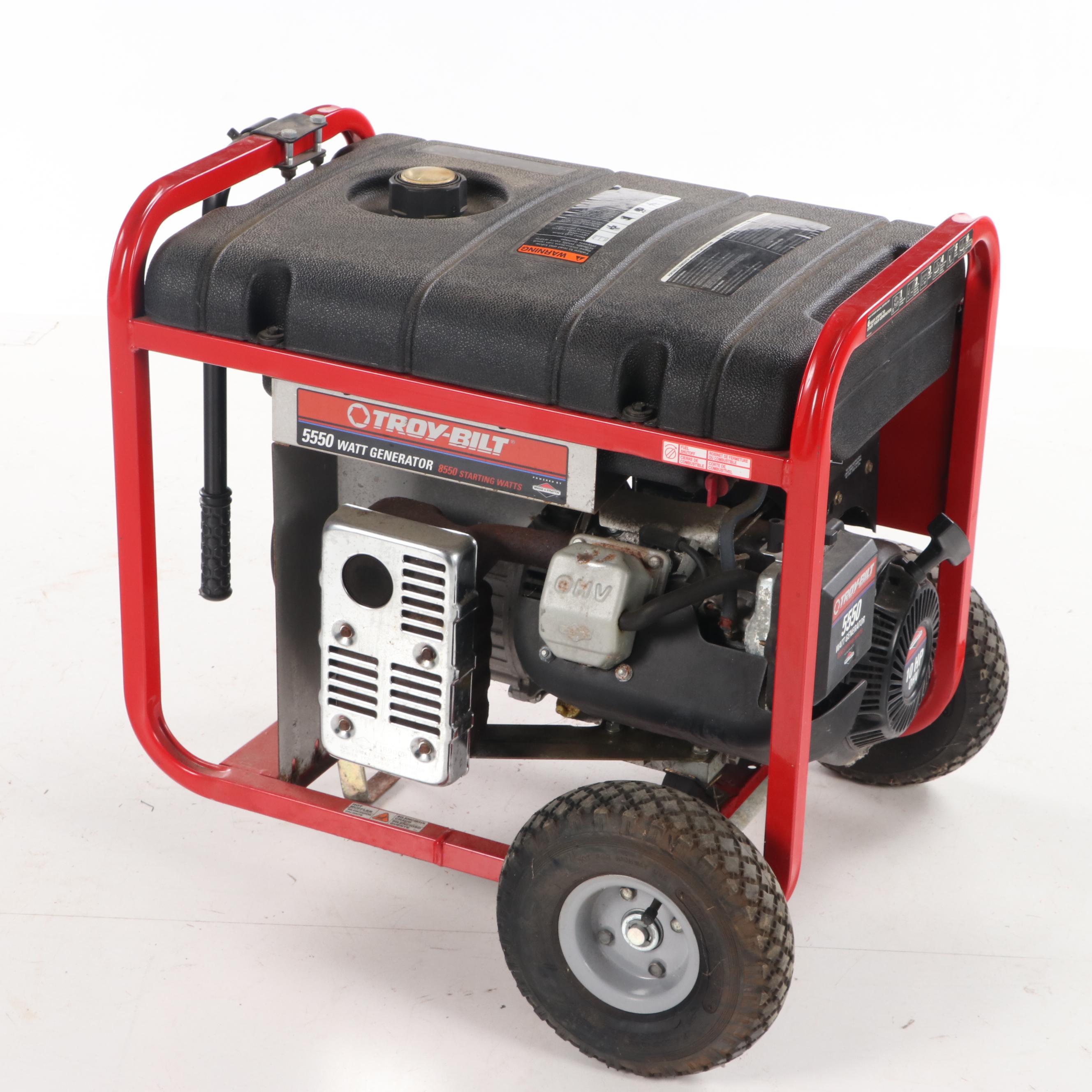 Troy-Bilt 5550 Watt Portable Gasoline-Powered Generator