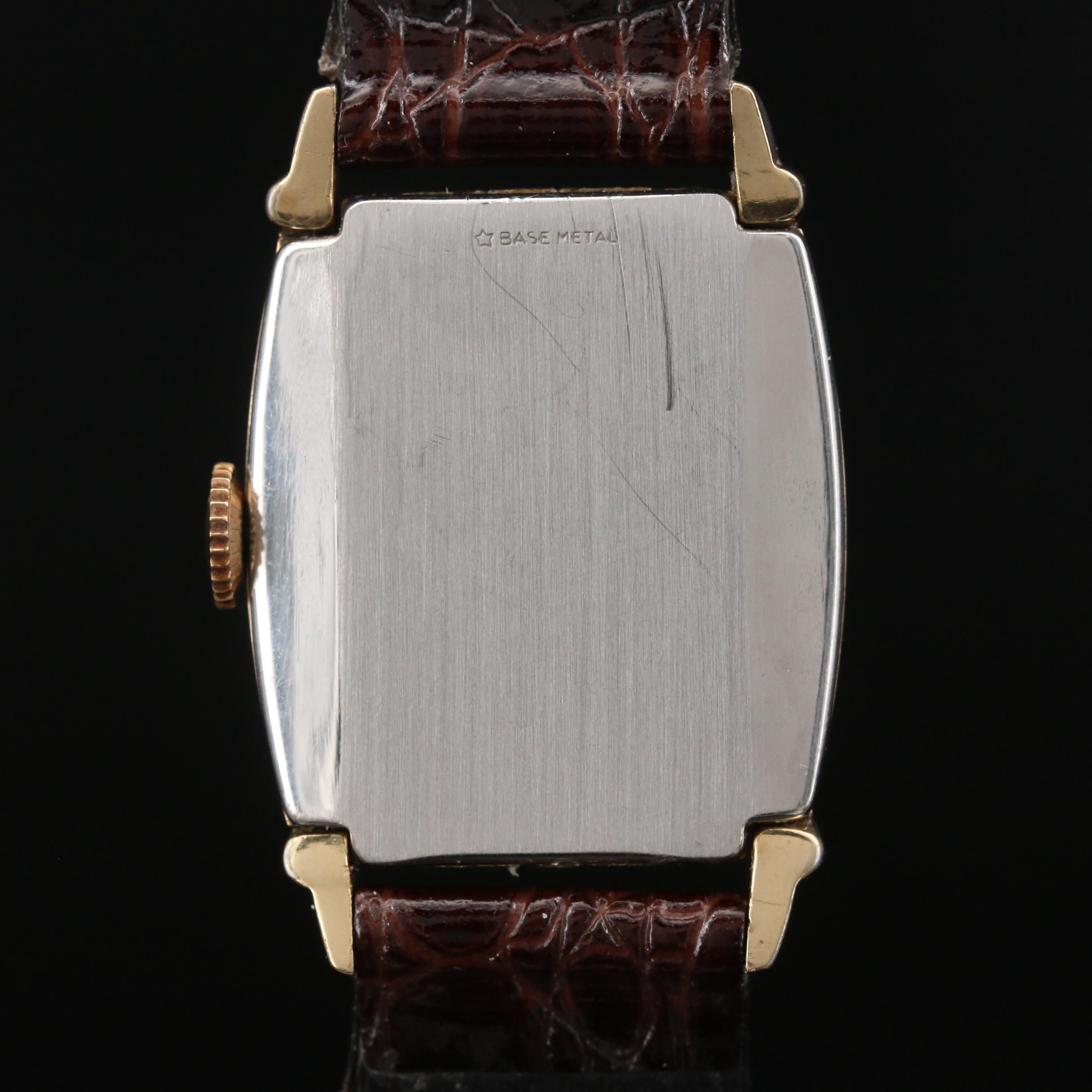 Vintage Cyma 10K Rolled Gold Plate Stem Wind Watch