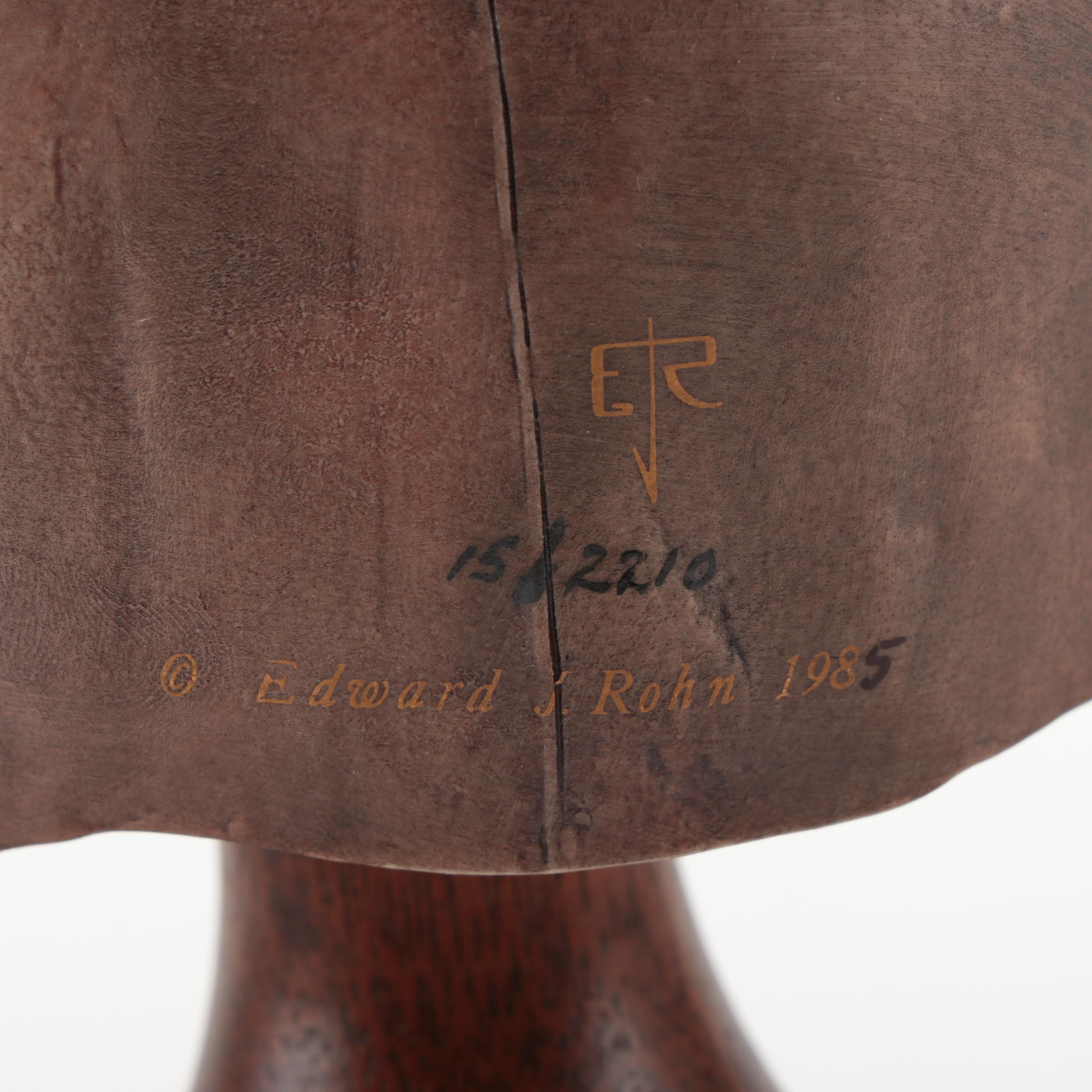 Edward J. Rohn Ceramic Bust of Sherlock Holmes