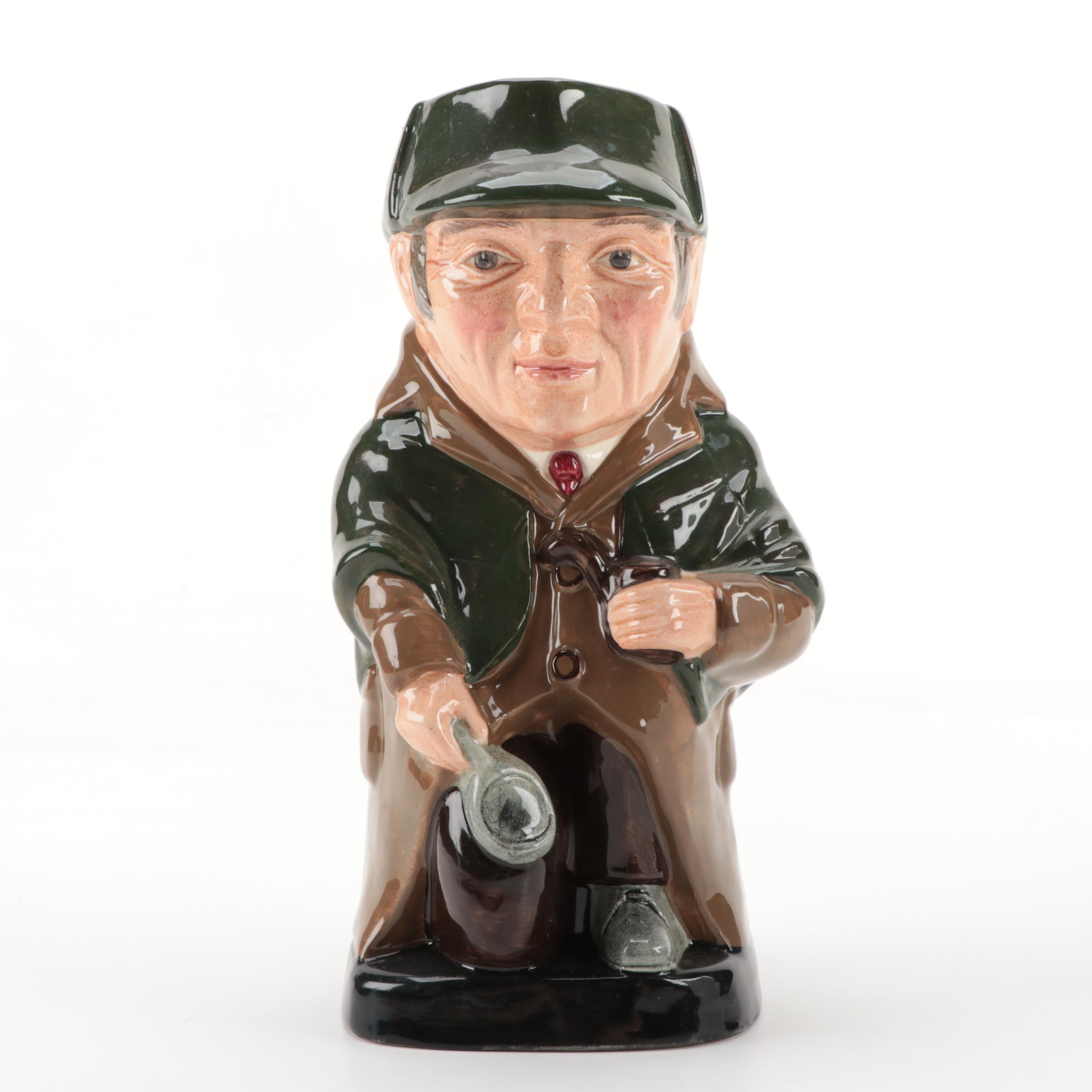 Royal Doulton "Sherlock Holmes"  Commemorative Character Jug, Late 20th Century