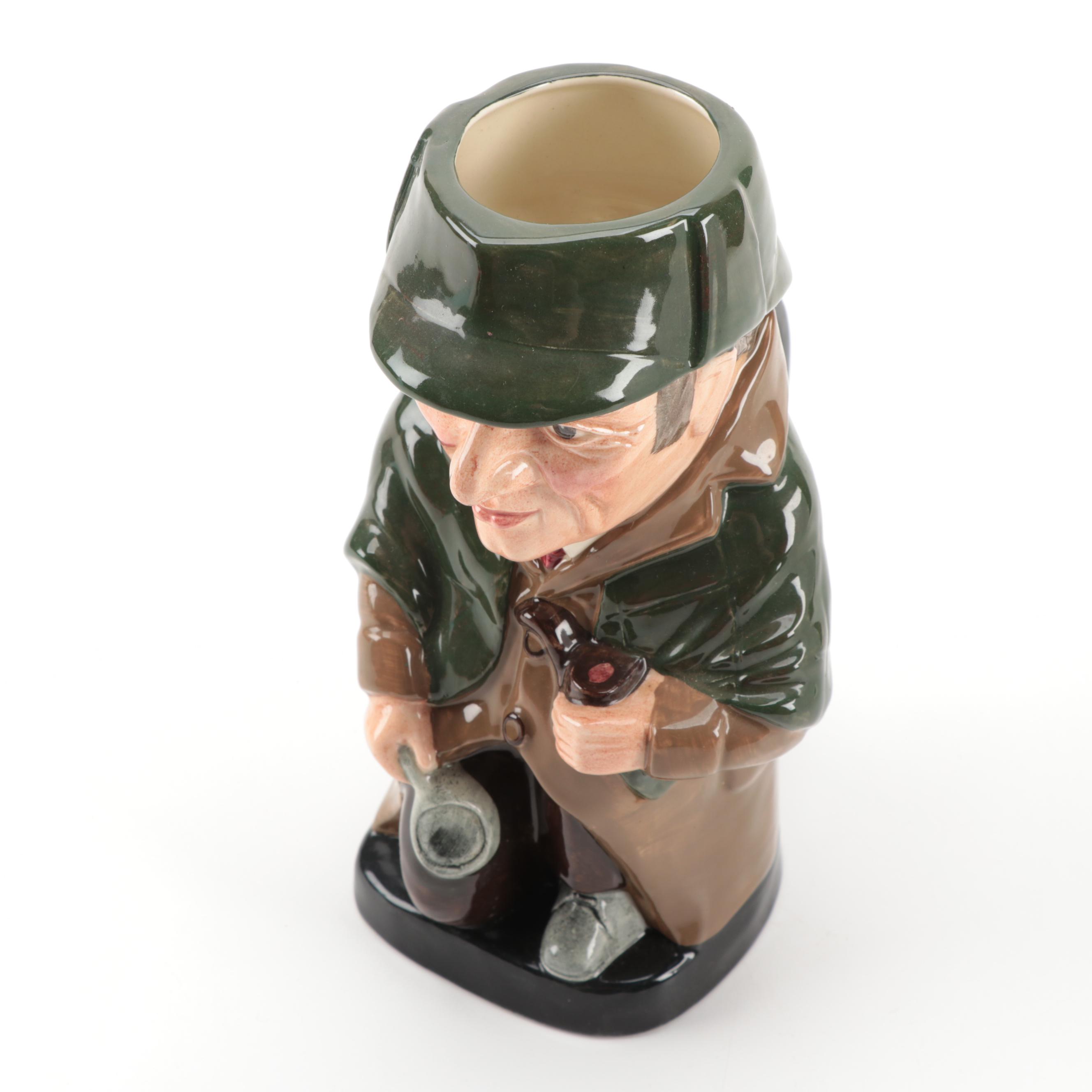 Royal Doulton "Sherlock Holmes"  Commemorative Character Jug, Late 20th Century