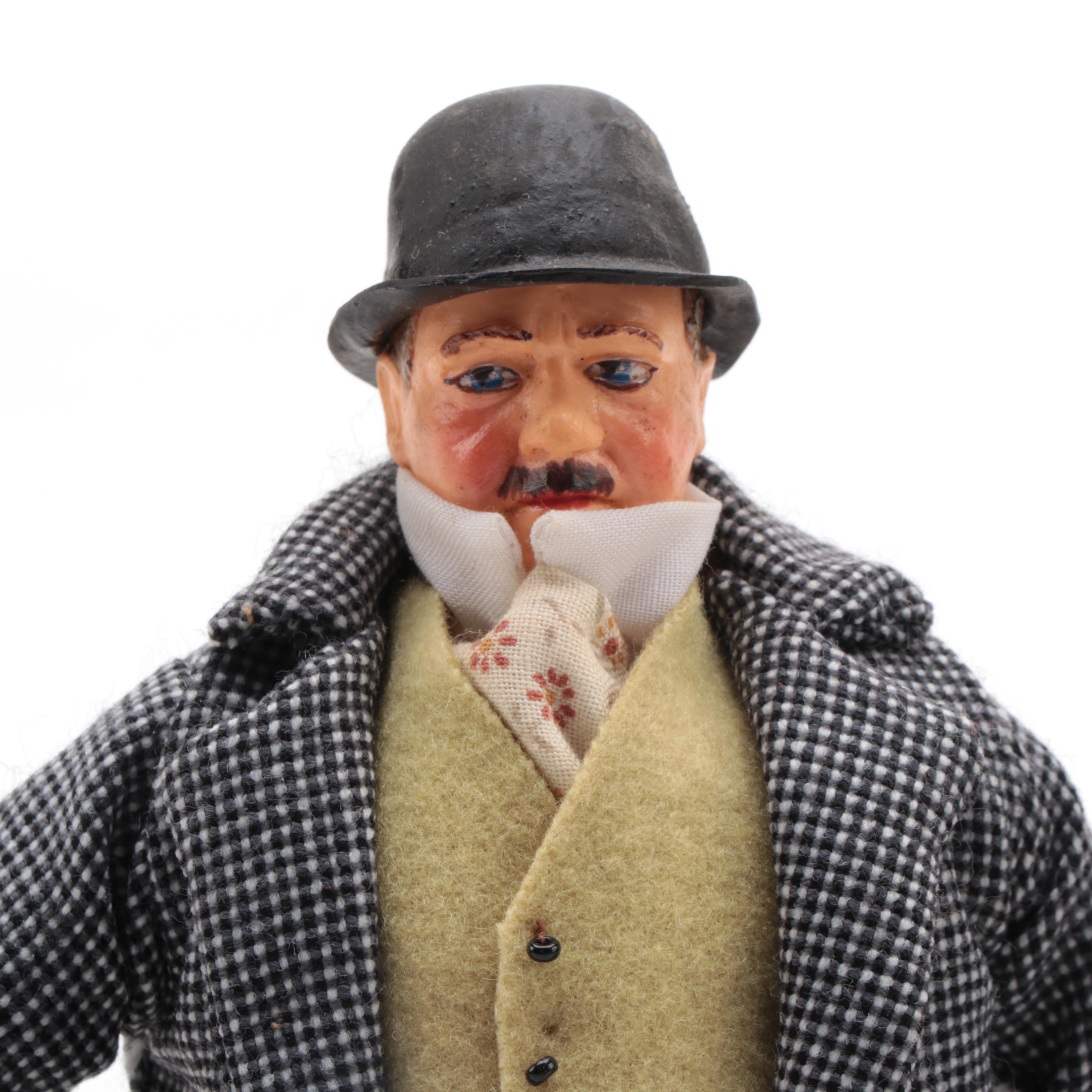 Sherlock Holmes and Dr. Watson Dolls by Peggy Nisbet