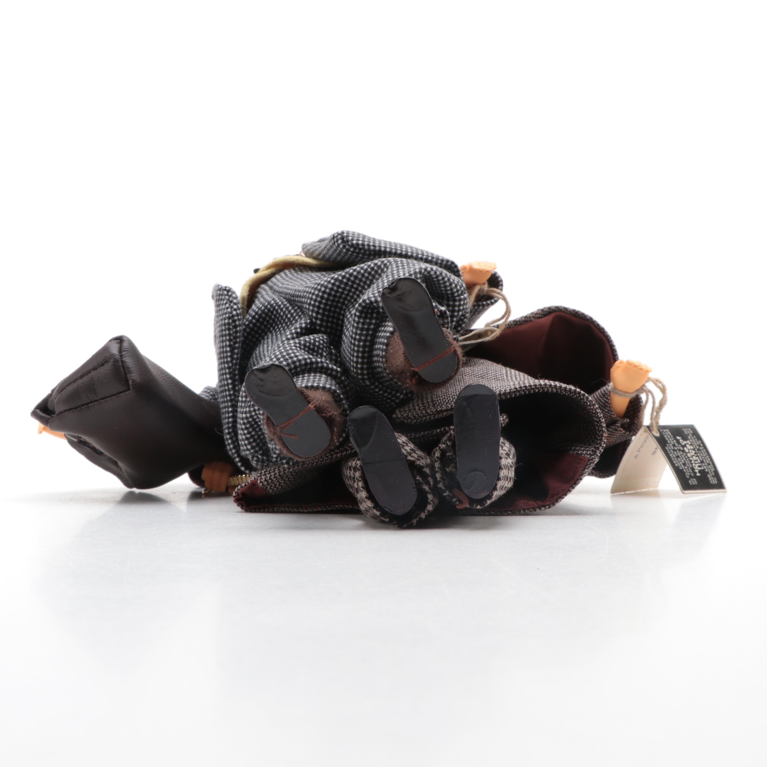 Sherlock Holmes and Dr. Watson Dolls by Peggy Nisbet