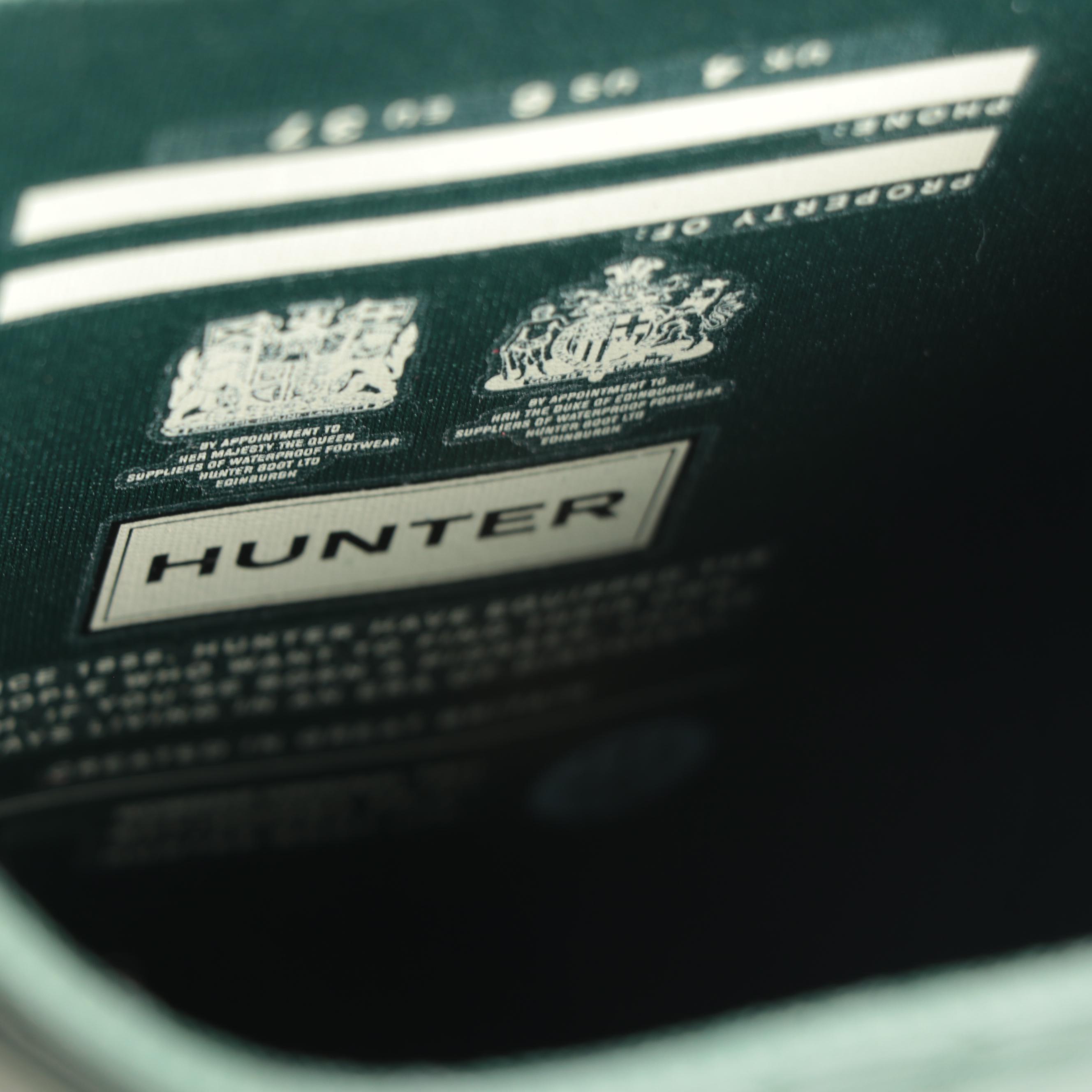 Hunter Original Tall Rain Boots in Matte Hunter Green with Box, Size 6