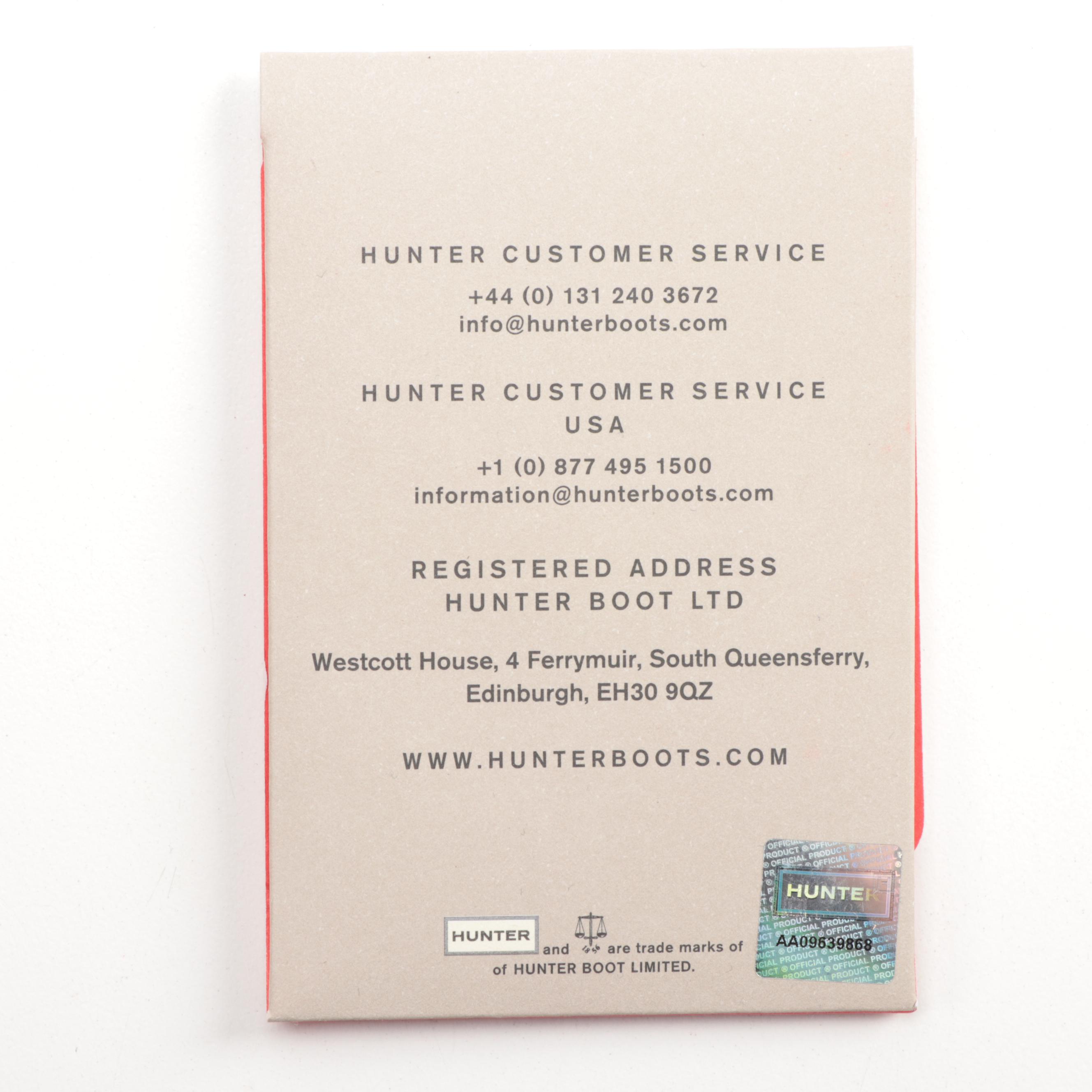 Hunter Original Tall Rain Boots in Matte Hunter Green with Box, Size 6