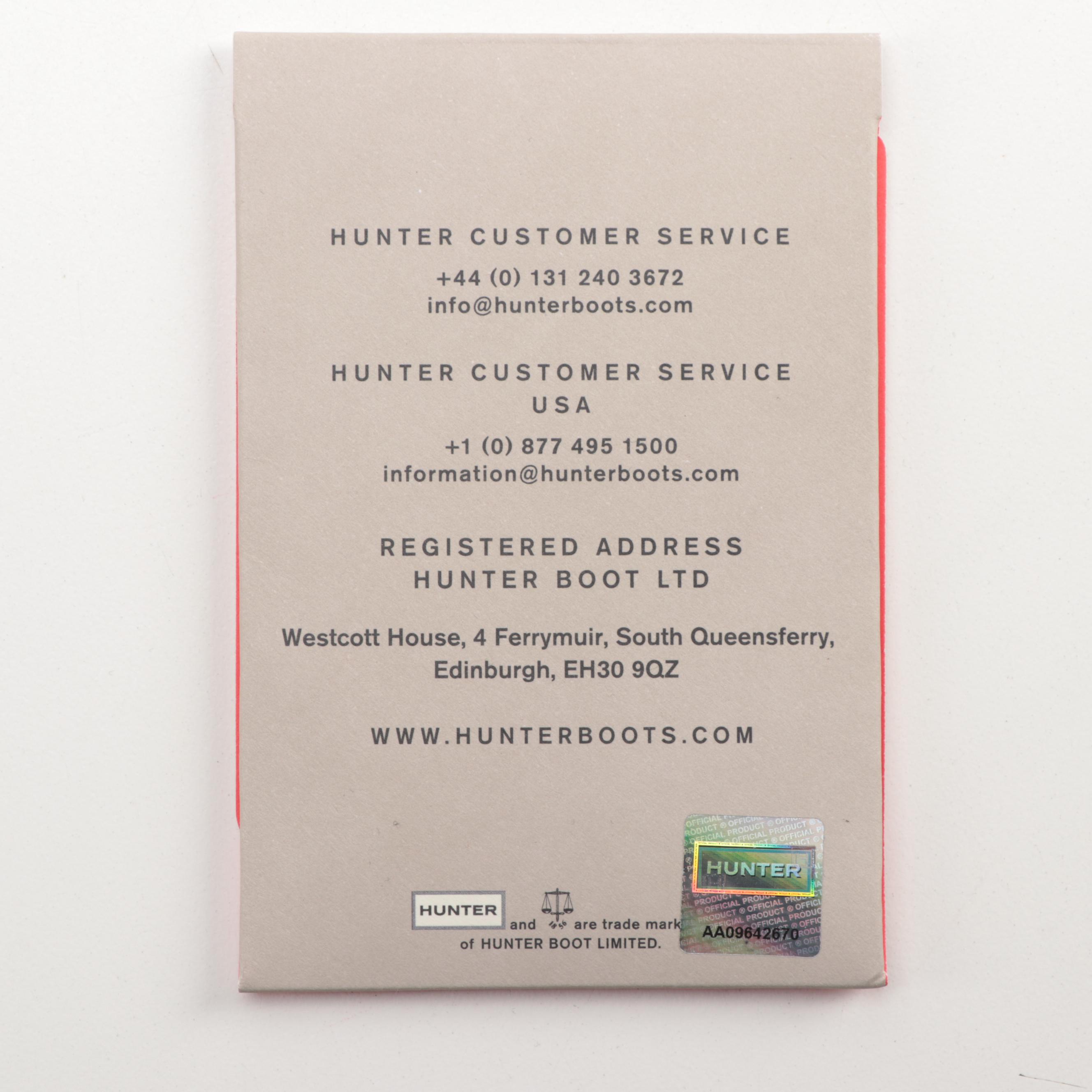 Hunter Original Tall Rain Boots in Matte Hunter Green with Box, Size 7