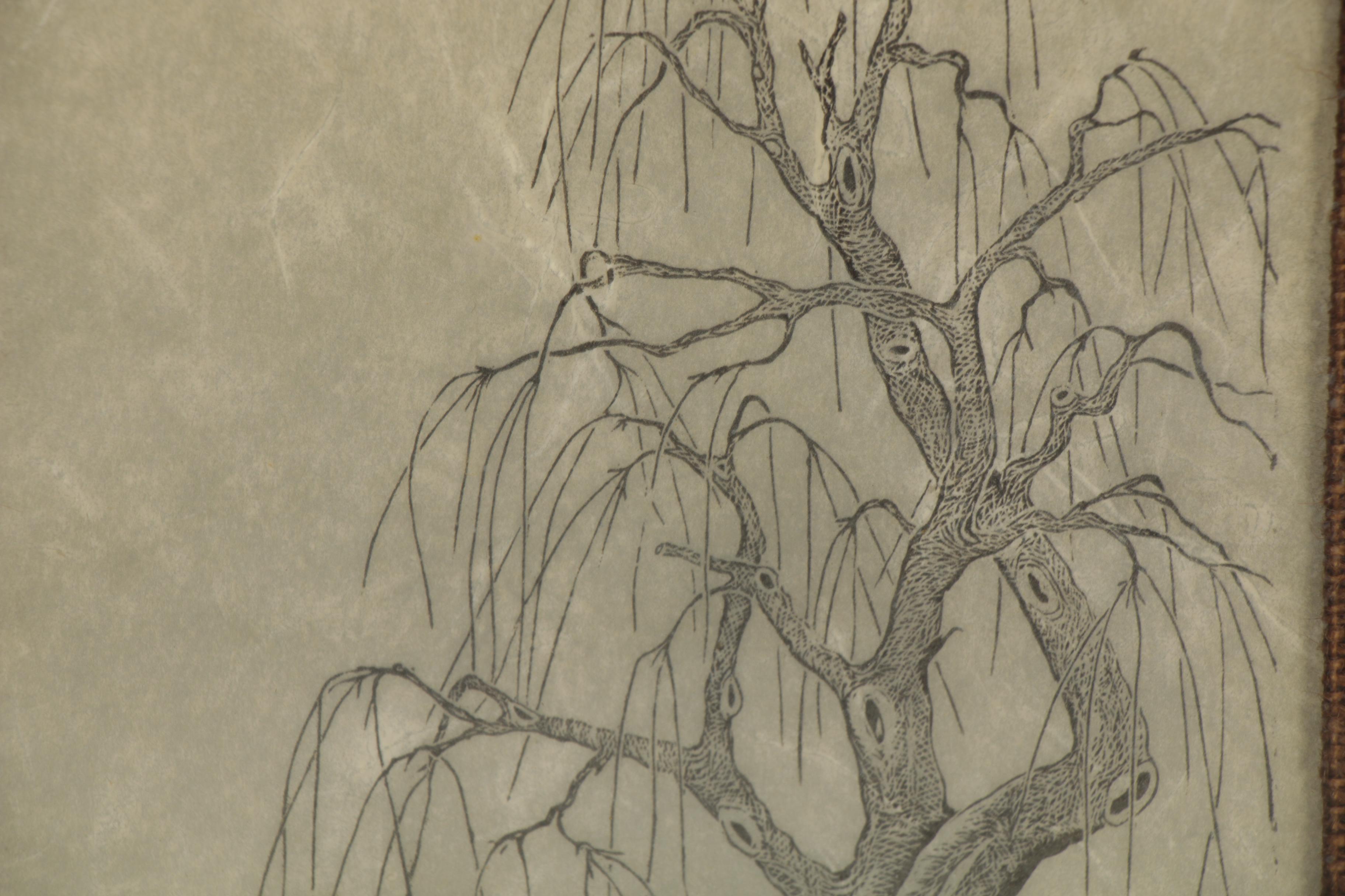 Gloria Garrity Relief Print "Old One"