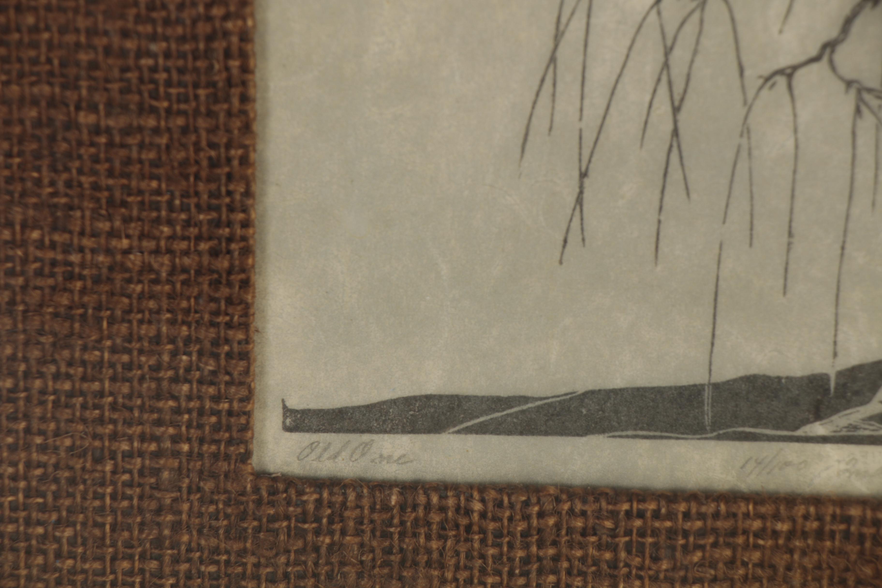 Gloria Garrity Relief Print "Old One"