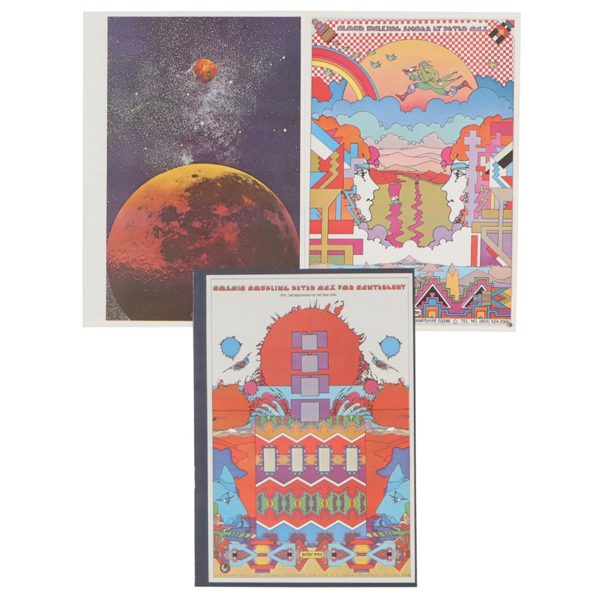 Peter Max Offset Lithographs from "The Peter Max Poster Book"