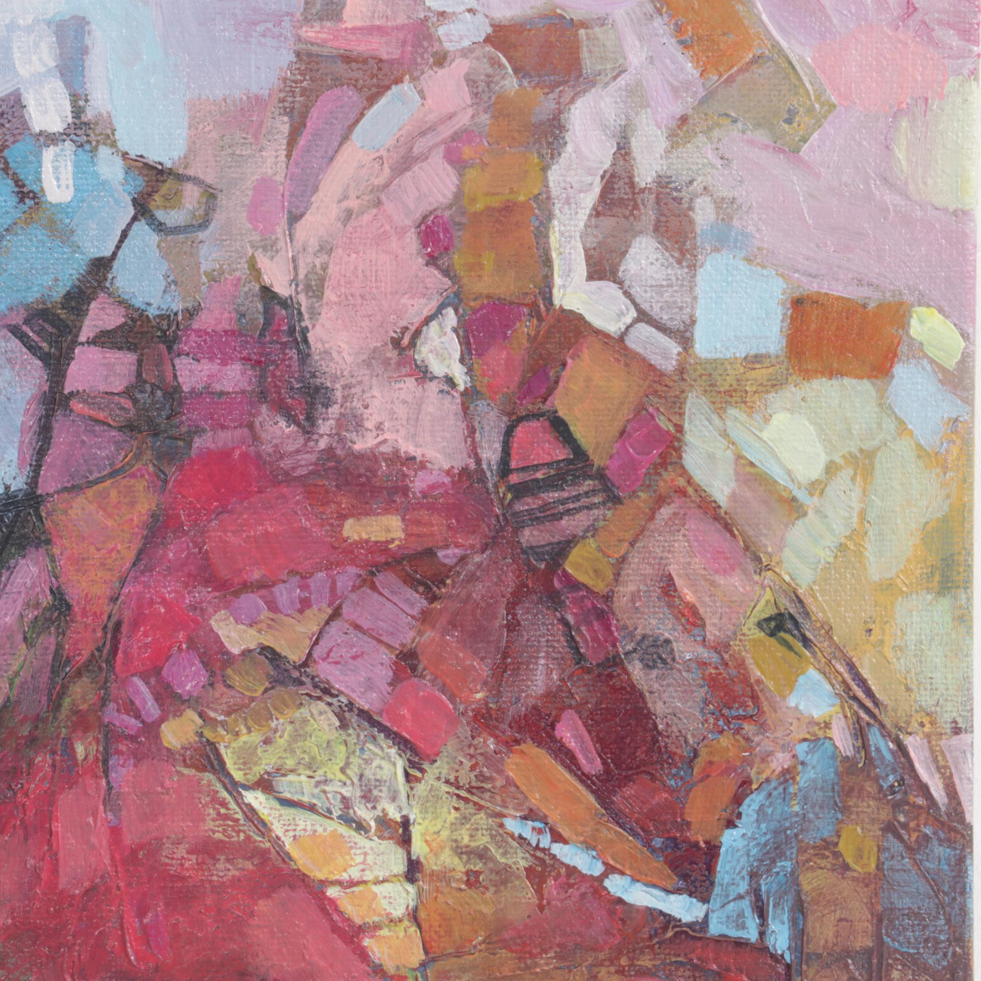 Alexandra Zecevic Acrylic Painting "Sanchi," 2020