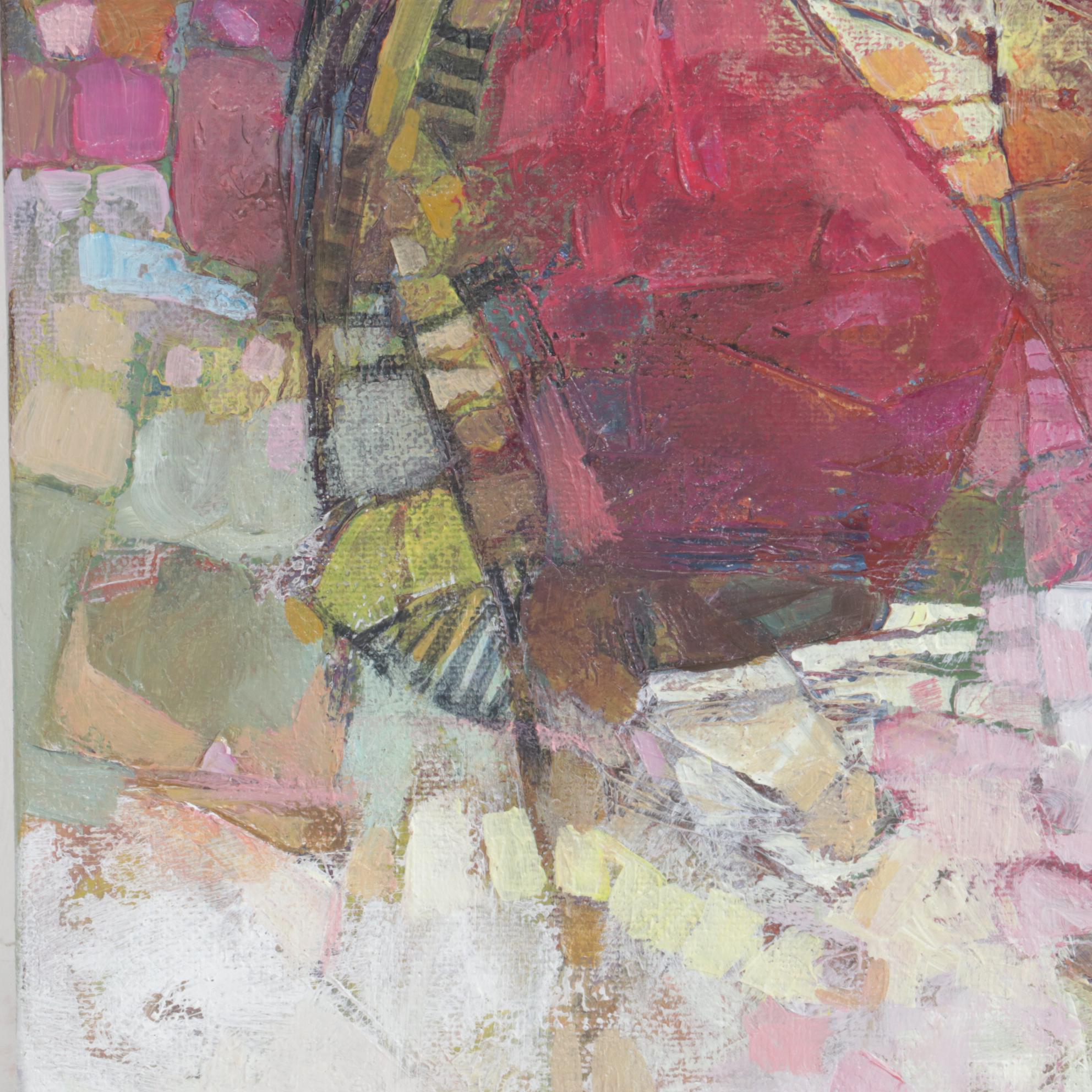 Alexandra Zecevic Acrylic Painting "Sanchi," 2020