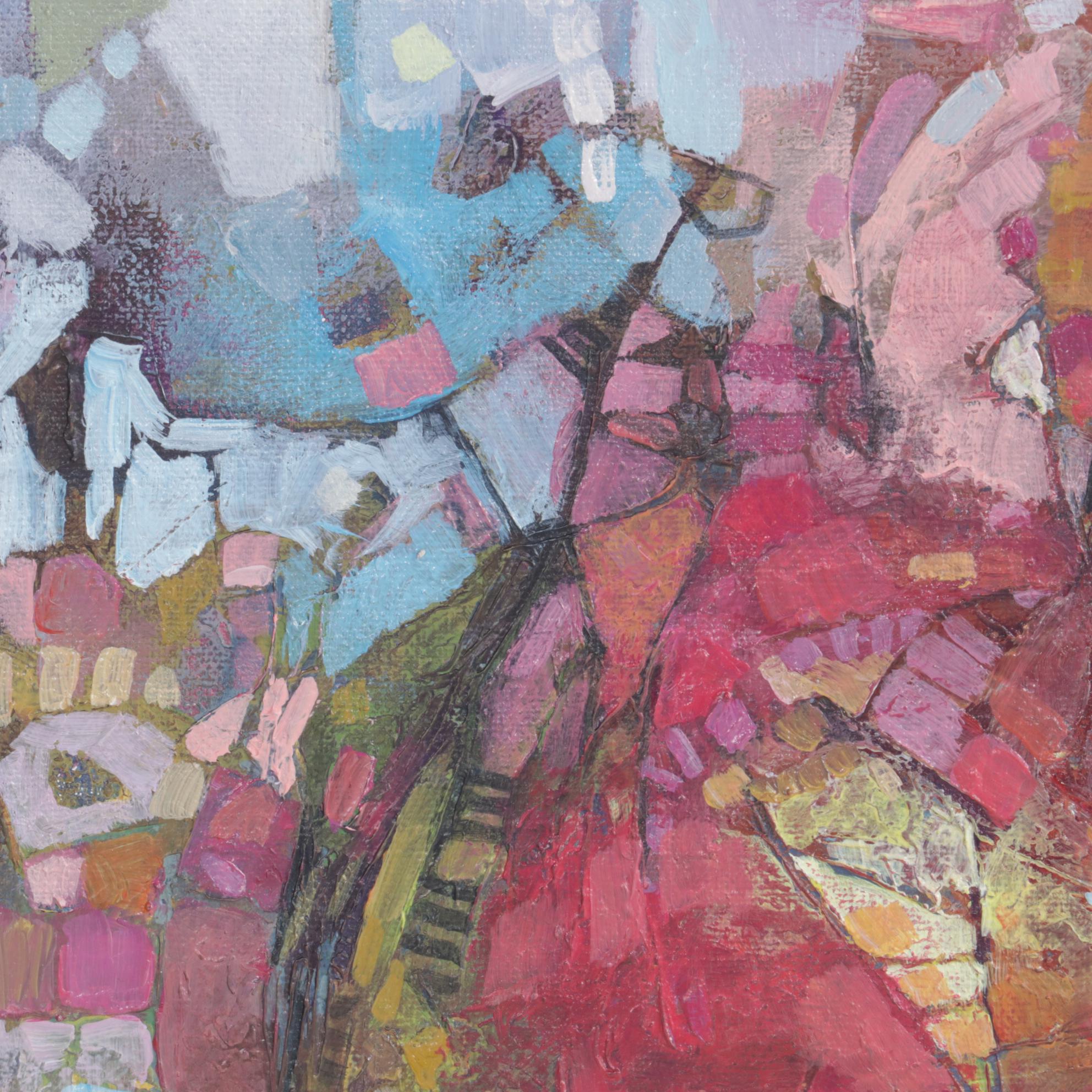 Alexandra Zecevic Acrylic Painting "Sanchi," 2020