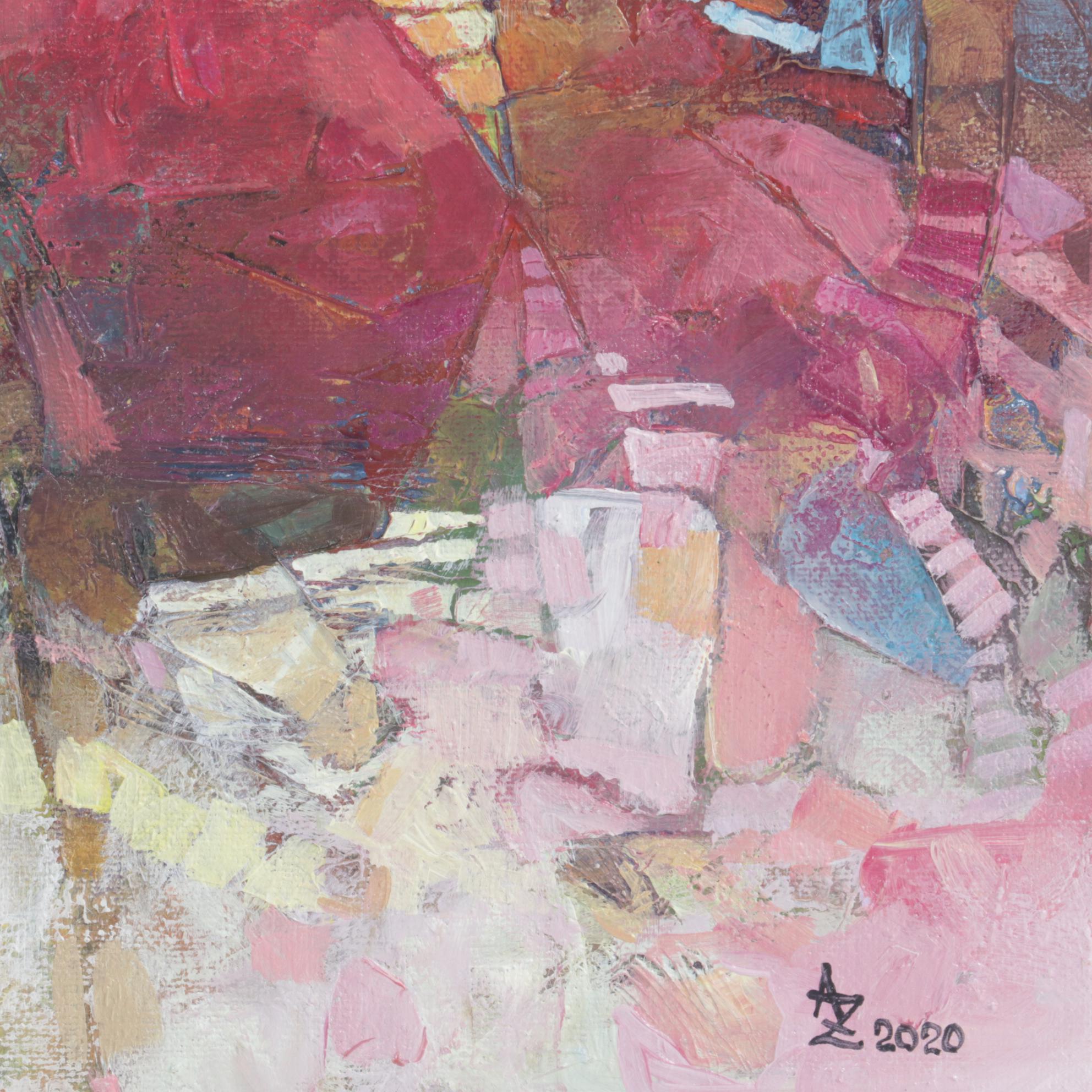 Alexandra Zecevic Acrylic Painting "Sanchi," 2020