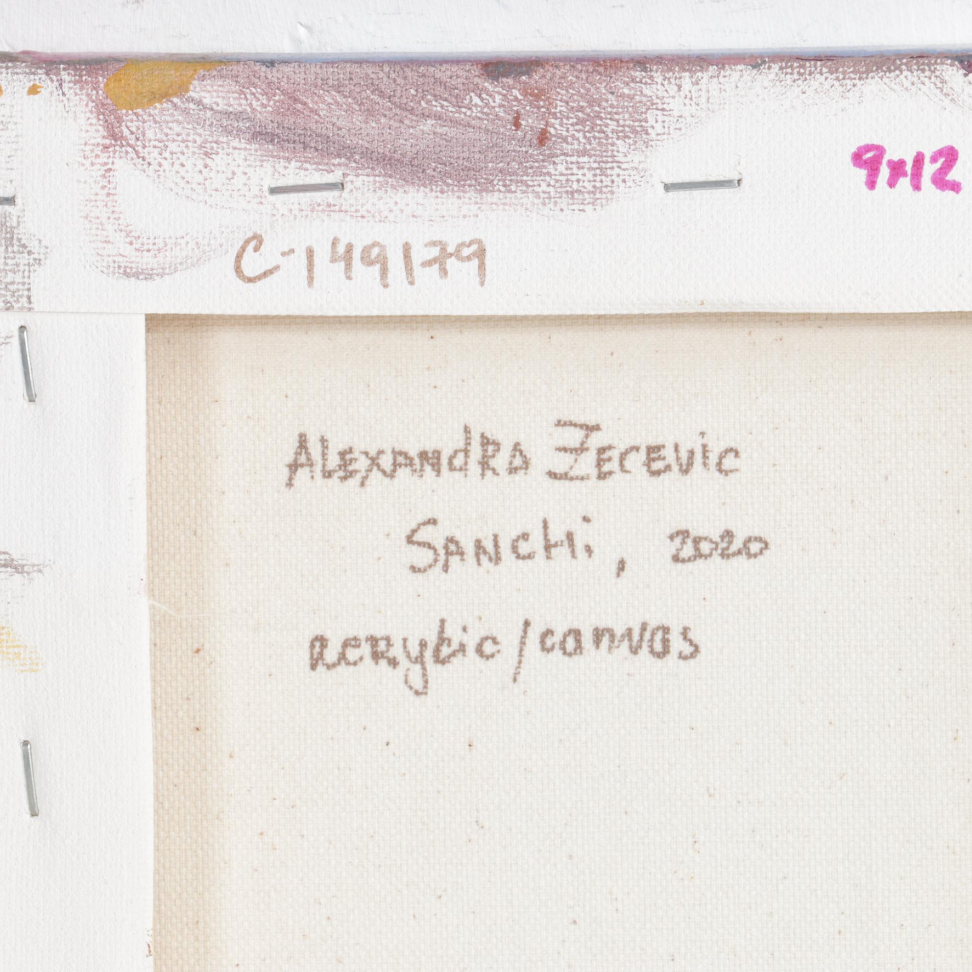 Alexandra Zecevic Acrylic Painting "Sanchi," 2020