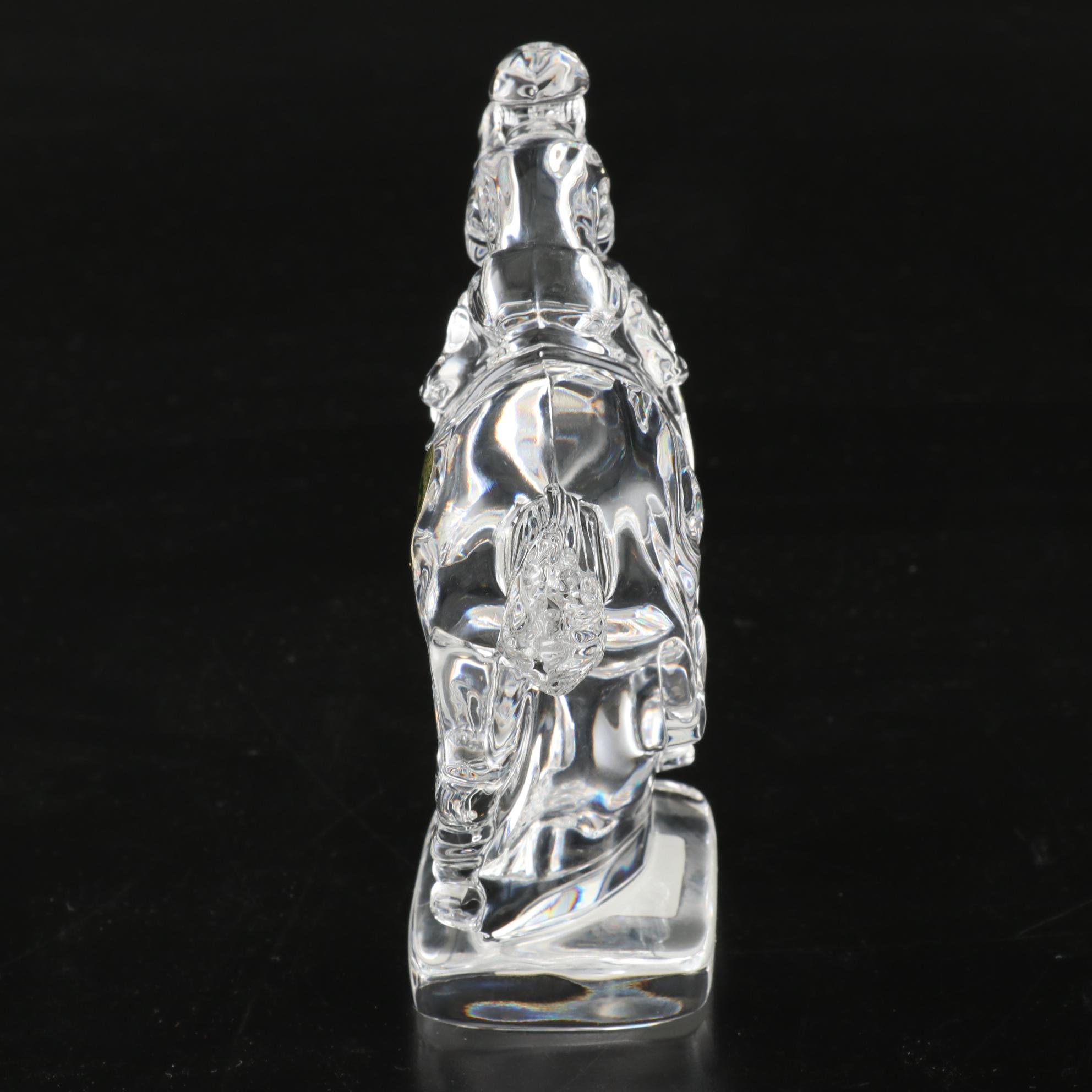 Waterford Crystal "Horse and Jockey" Figurine