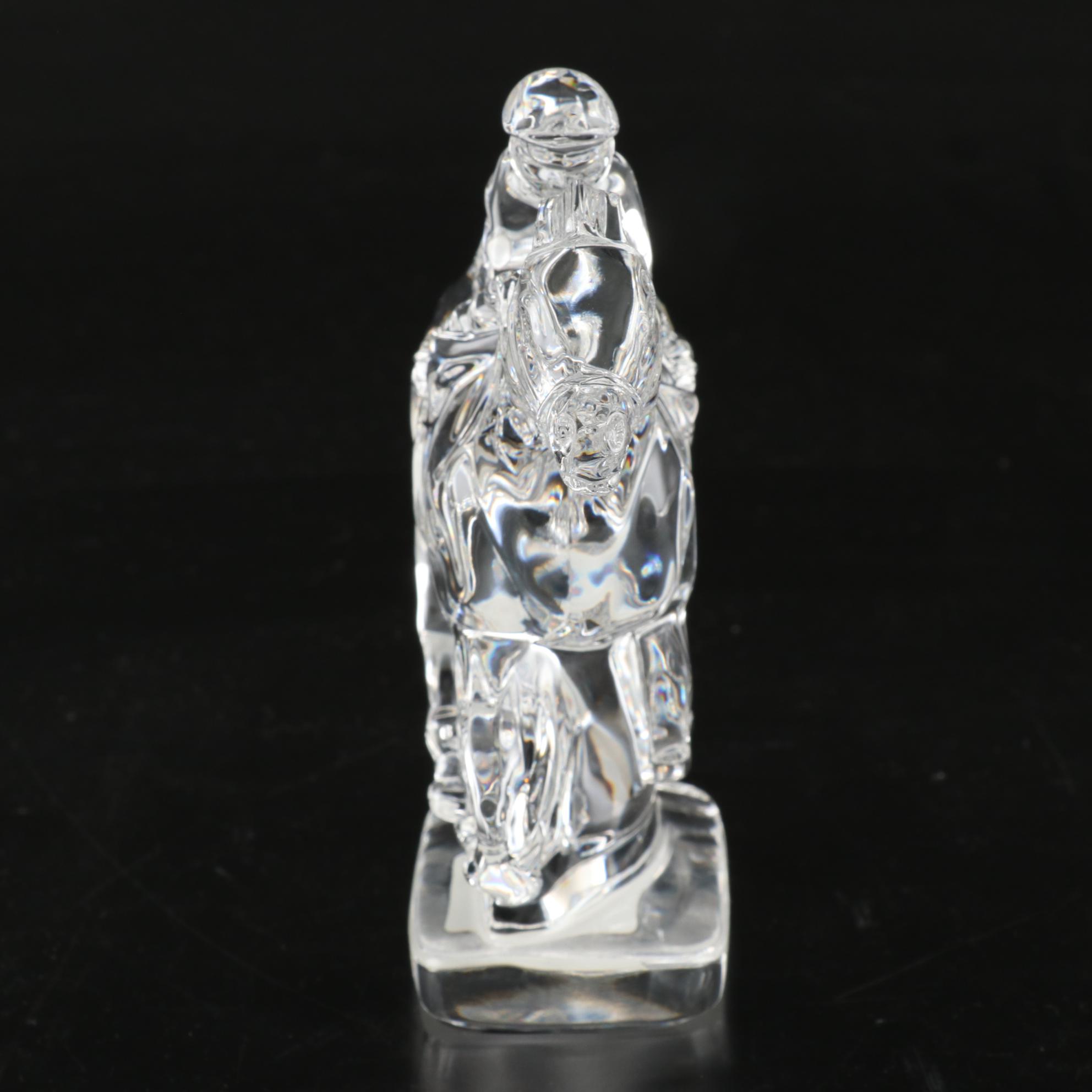 Waterford Crystal "Horse and Jockey" Figurine