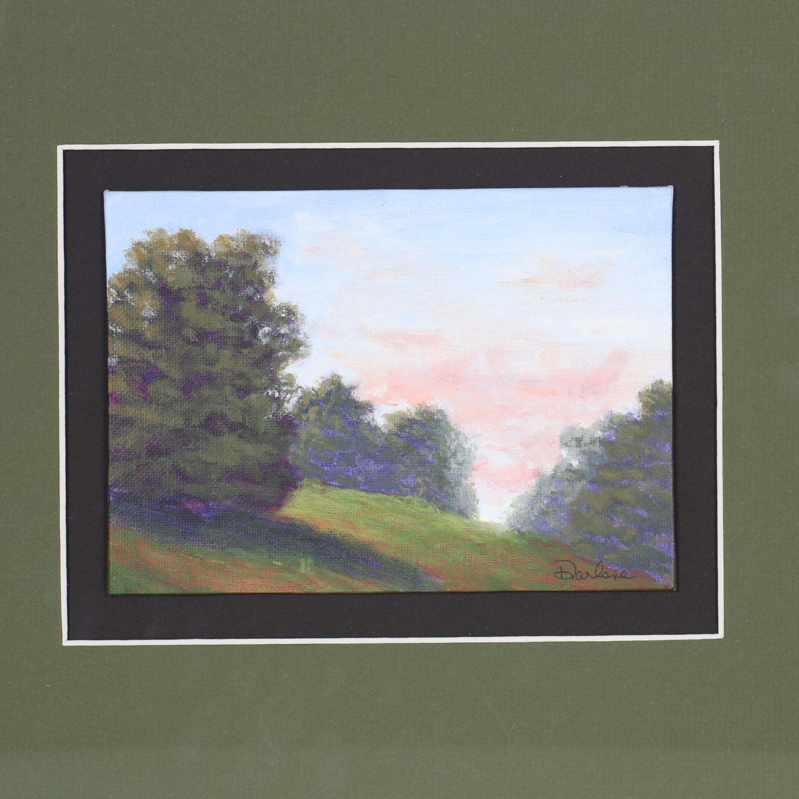 Darlene Morris Acrylic Landscape Painting, 21st Century