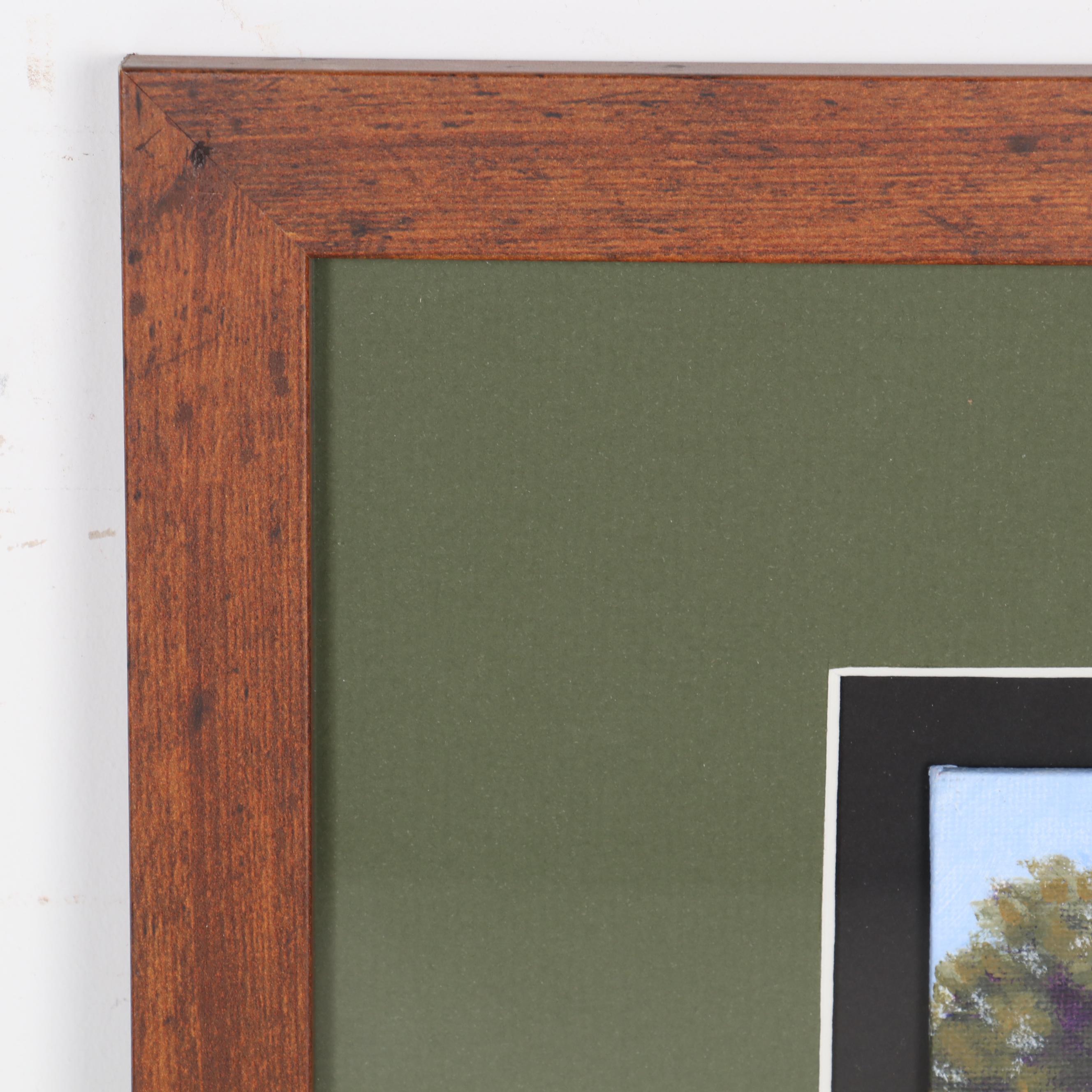 Darlene Morris Acrylic Landscape Painting, 21st Century