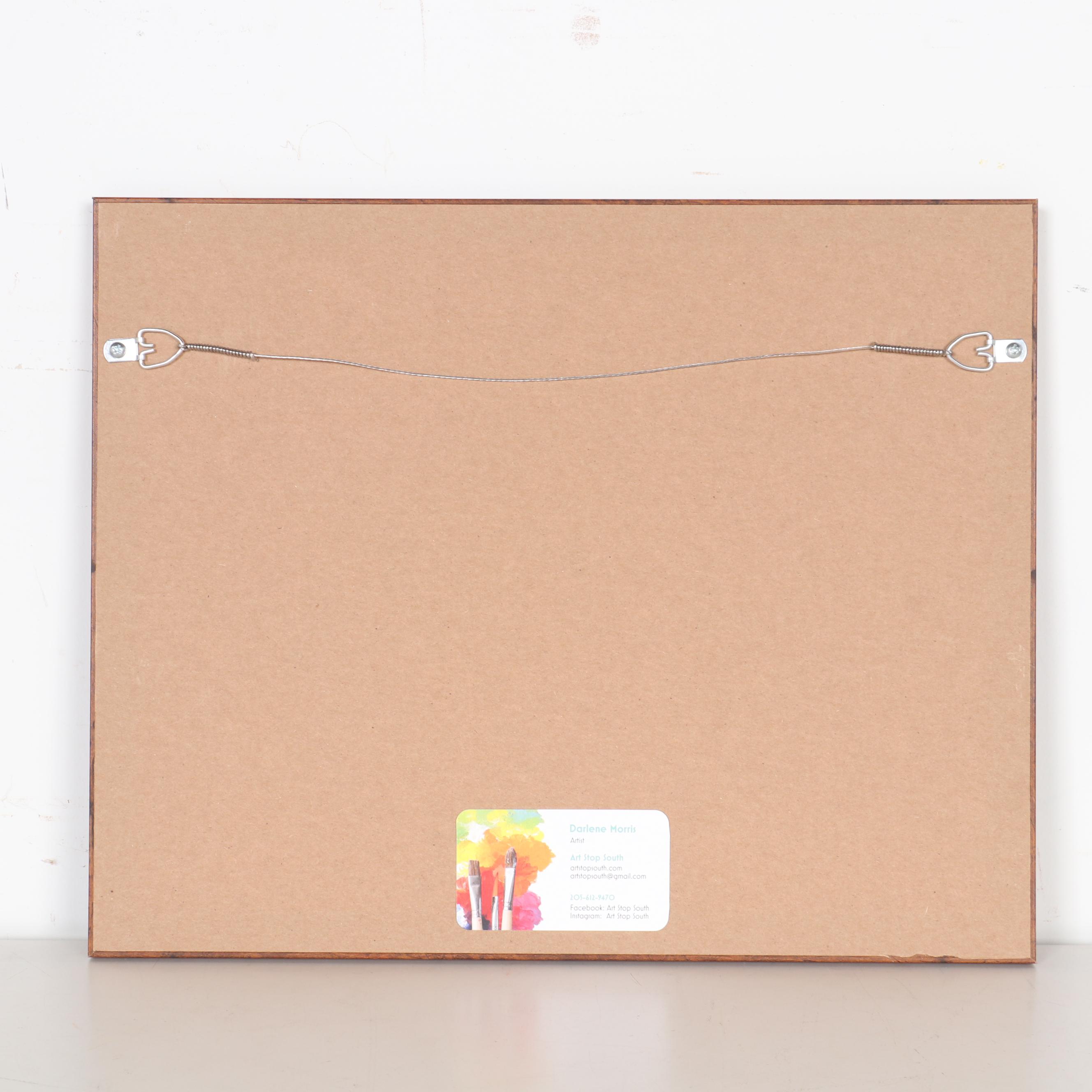 Darlene Morris Acrylic Landscape Painting, 21st Century