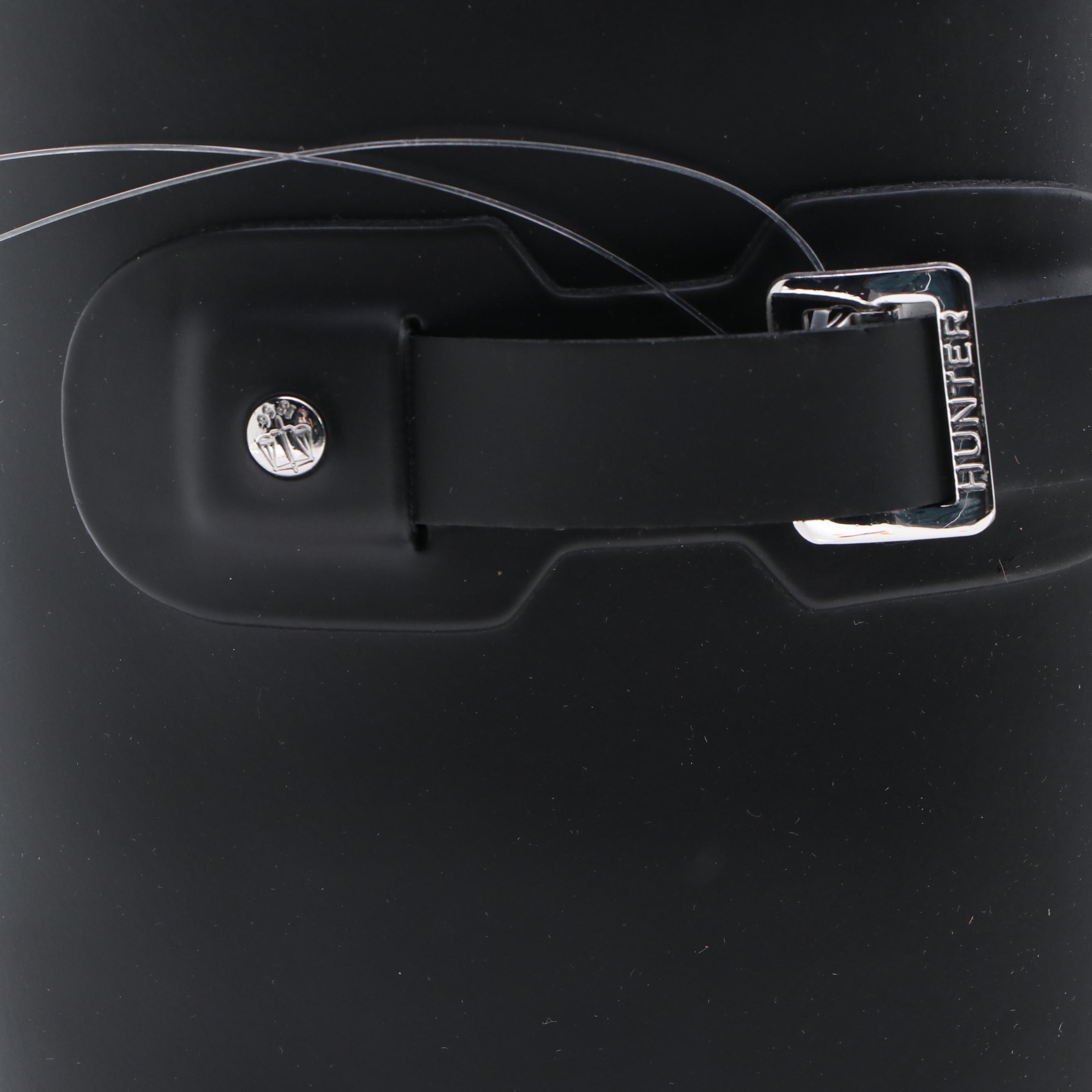 Hunter Original Tall Rain Boots in Matte Black with Box, Size 6