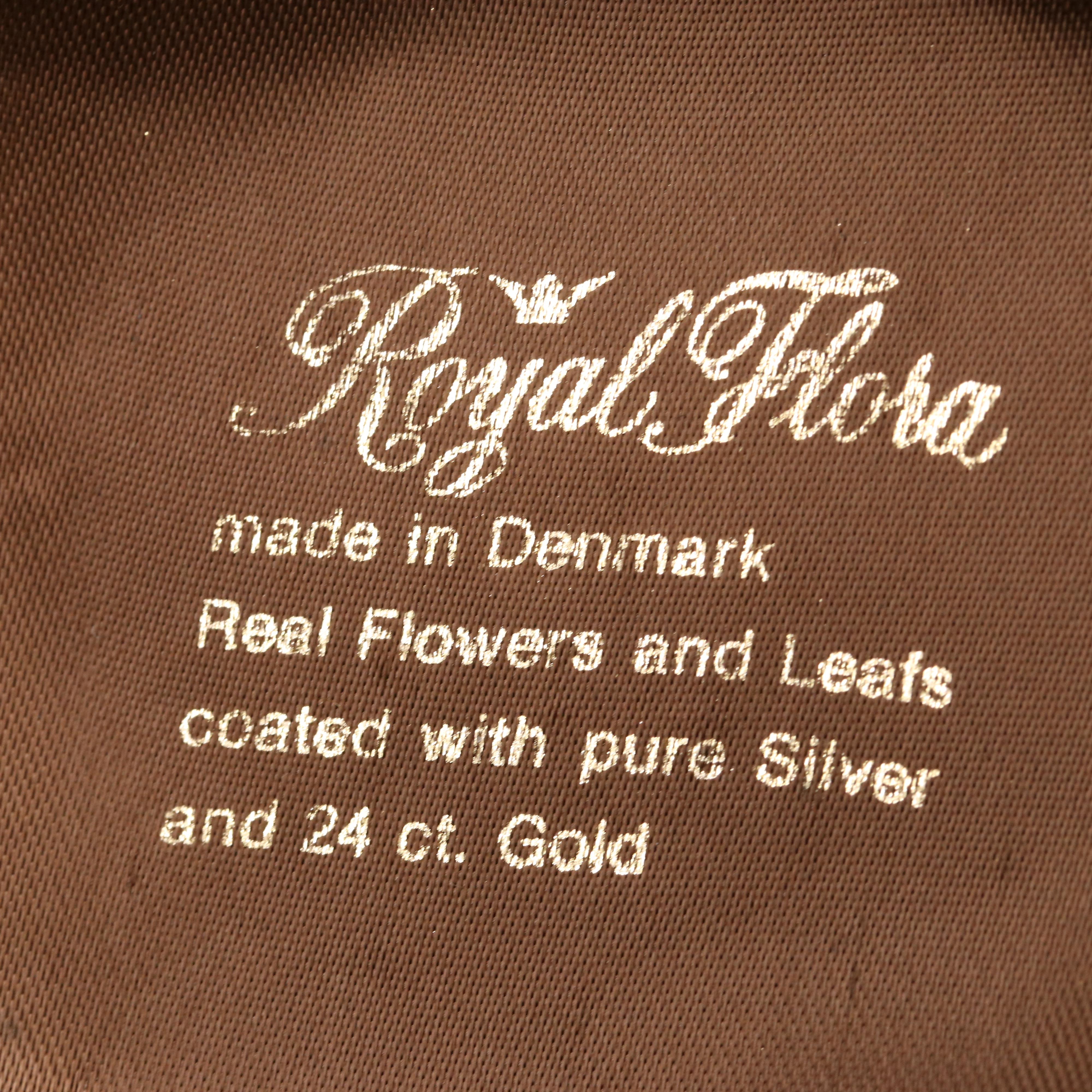 Tilia Danish Sterling Rose Brooch