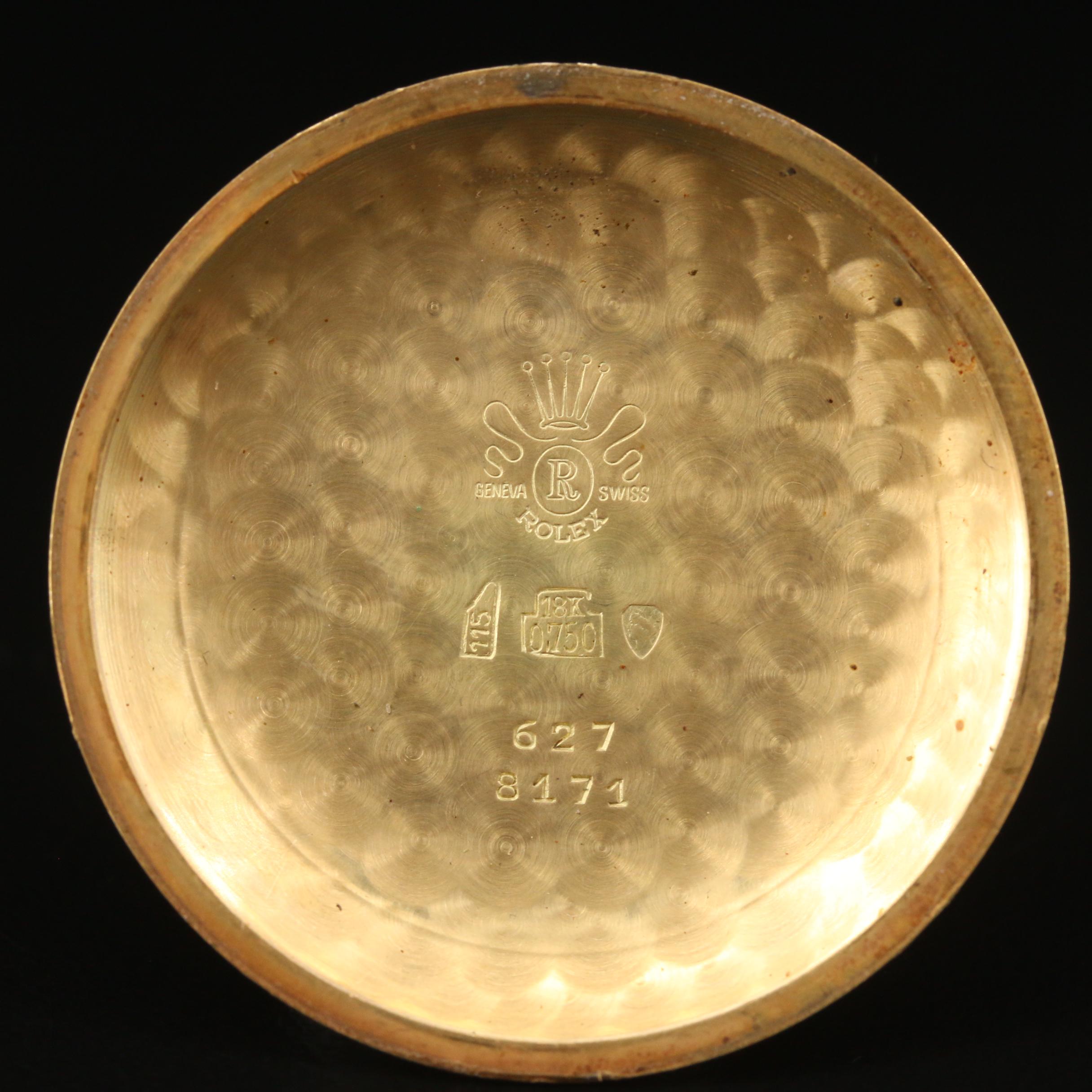 1952 Rolex "Padellone" Triple Date Moonphase 18K Gold Automatic Watch