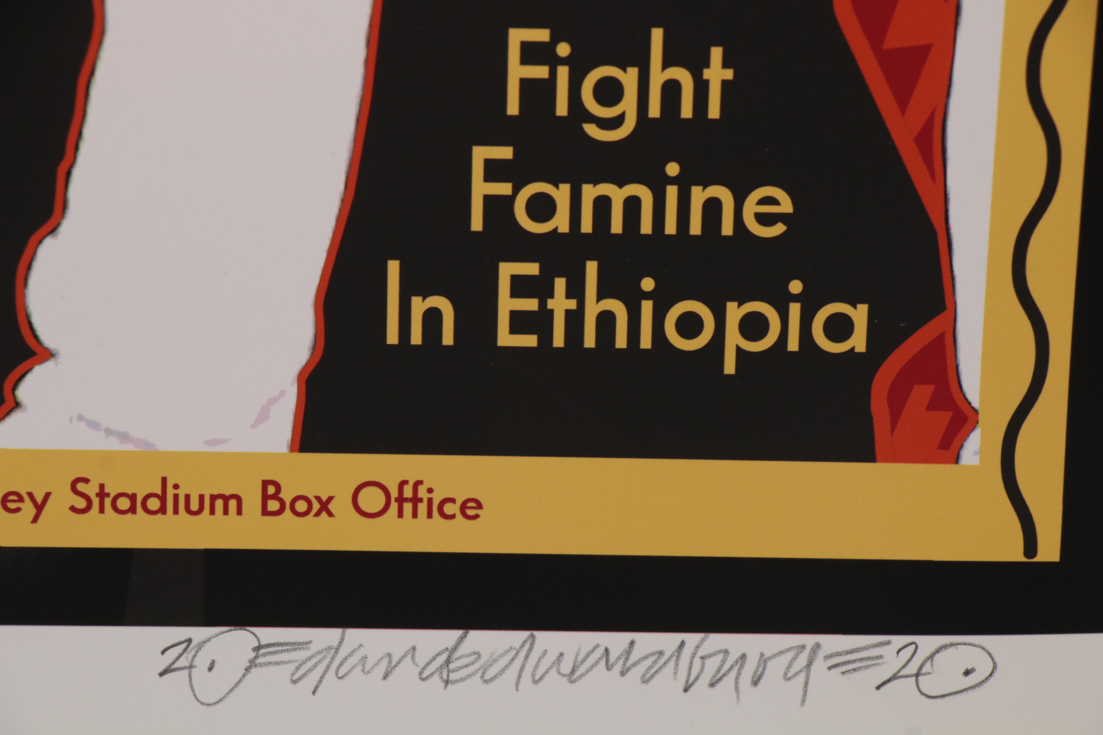 David Edward Byrd Giclée "Queen Live Aid Wembley Stadium July 1985," 2020