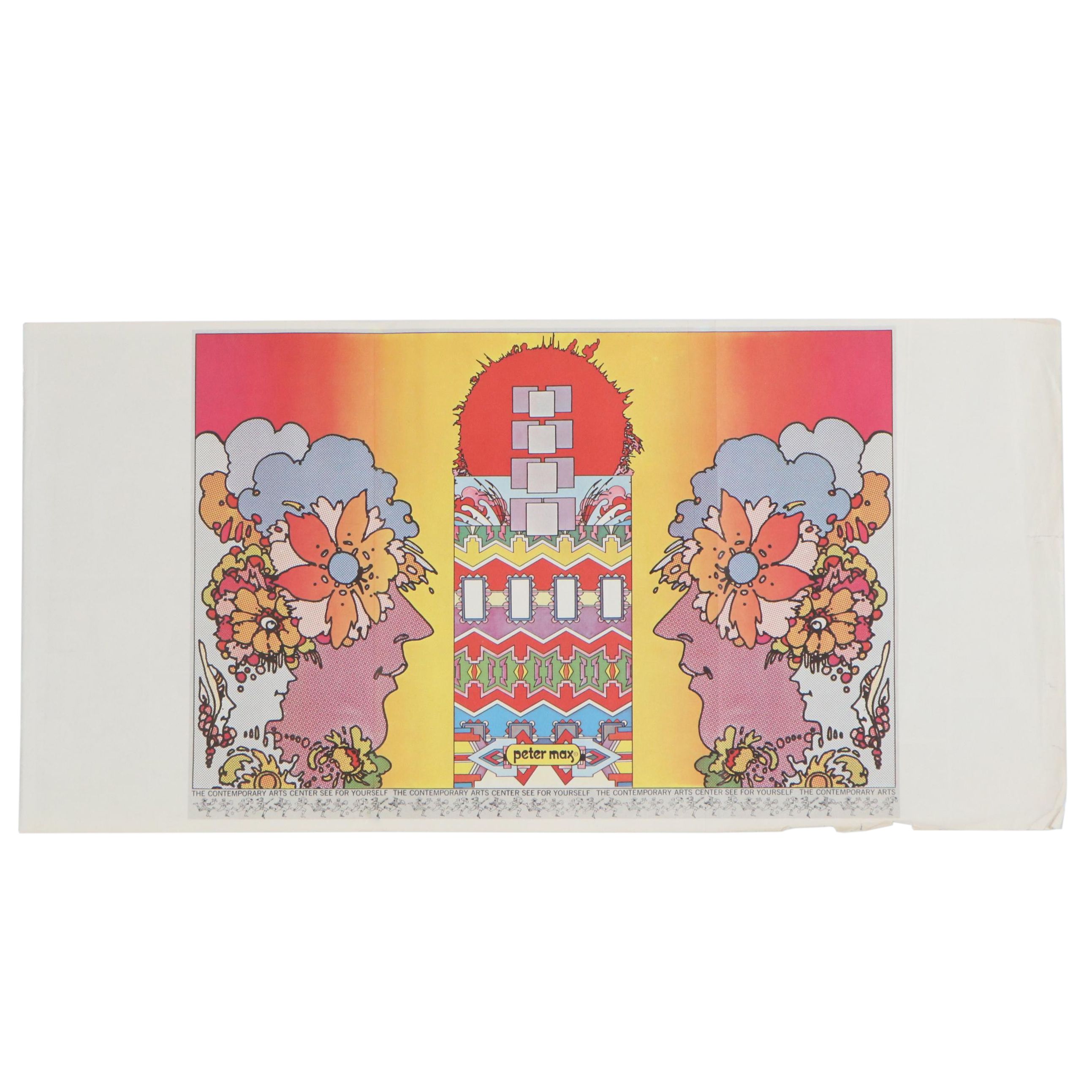Peter Max Offset Lithograph Poster "See For Yourself"