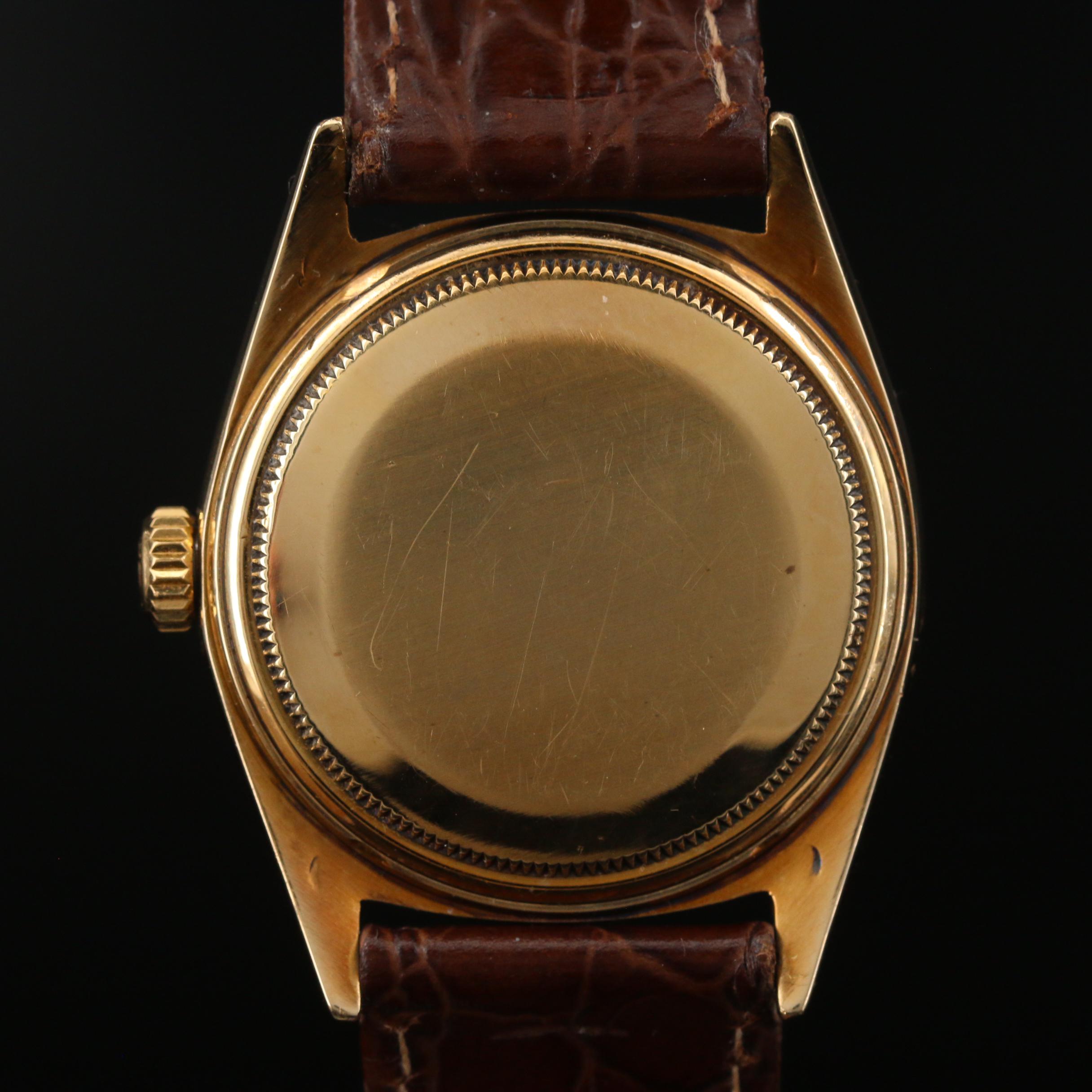 1964 Rolex Datejust 14K Gold Automatic Watch