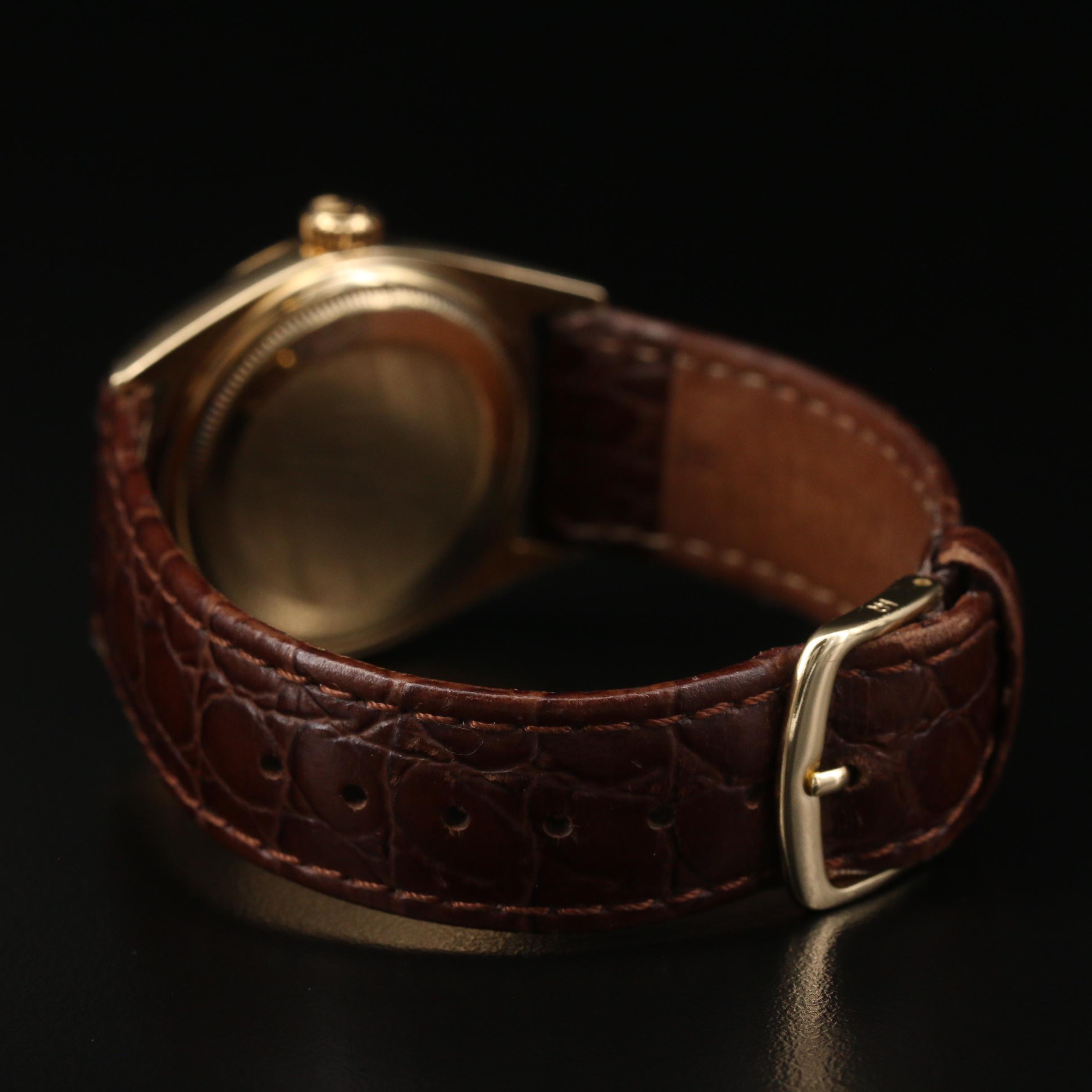 1964 Rolex Datejust 14K Gold Automatic Watch