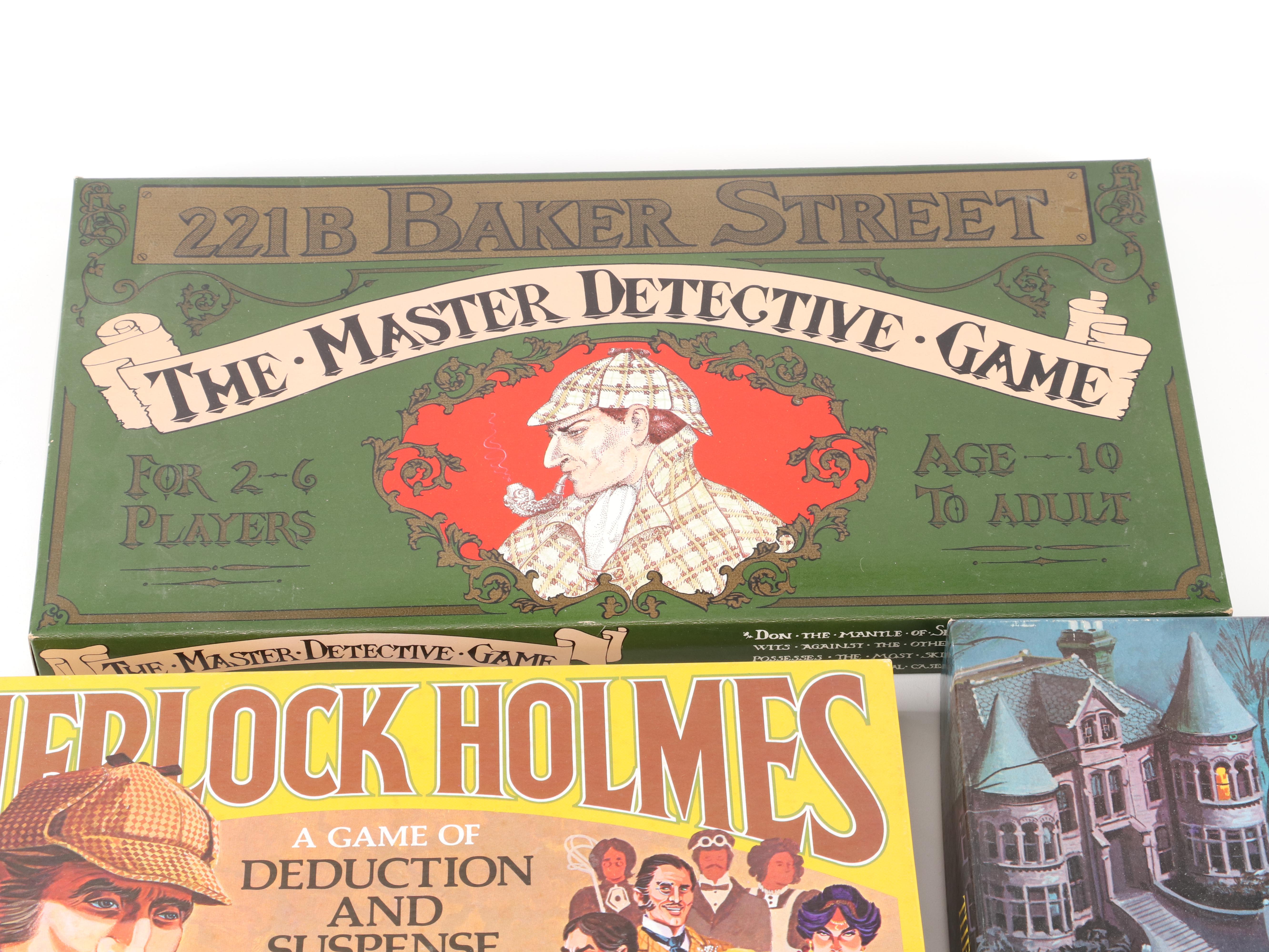Collection of Sherlock Holmes Board Games