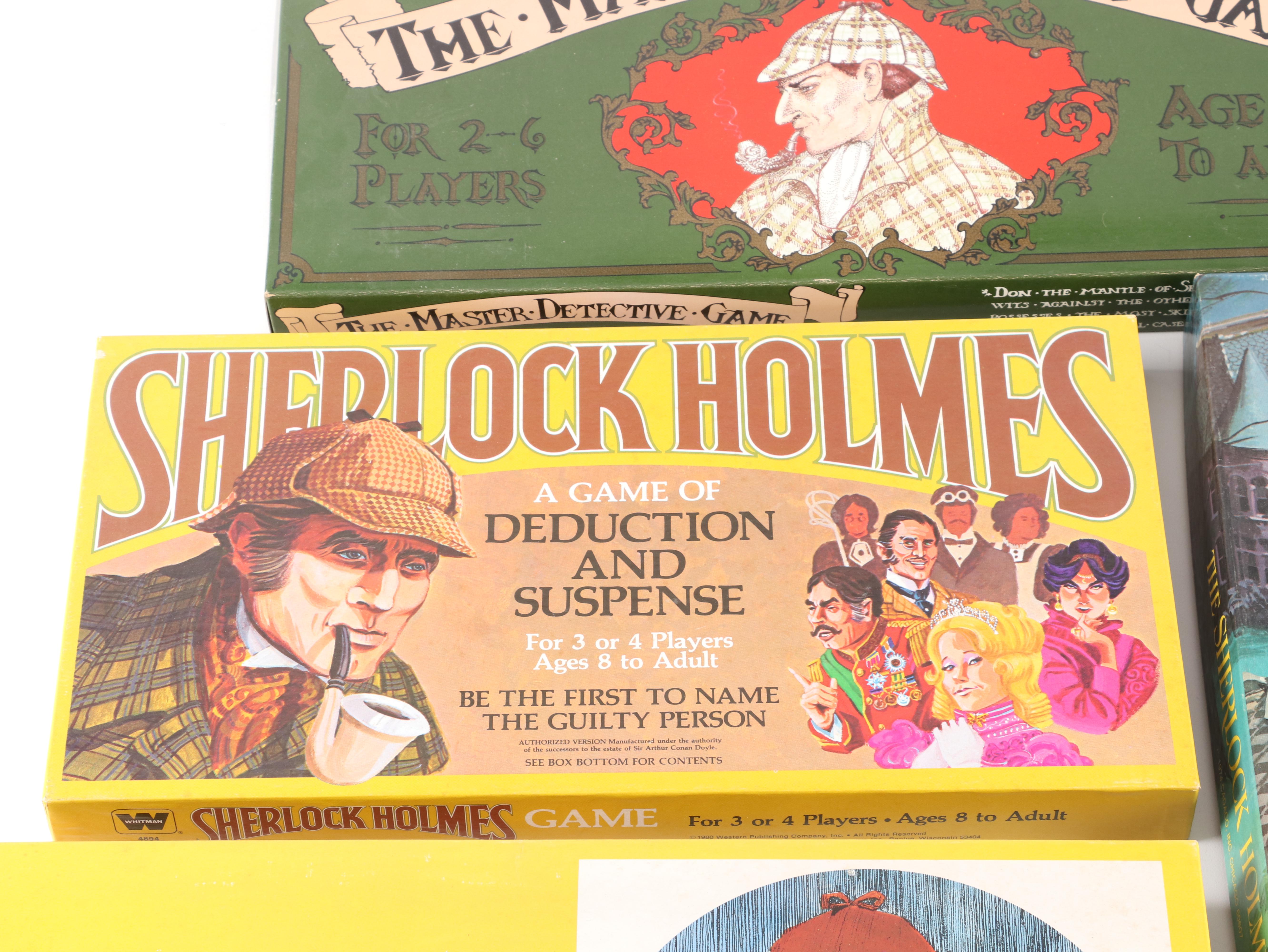 Collection of Sherlock Holmes Board Games