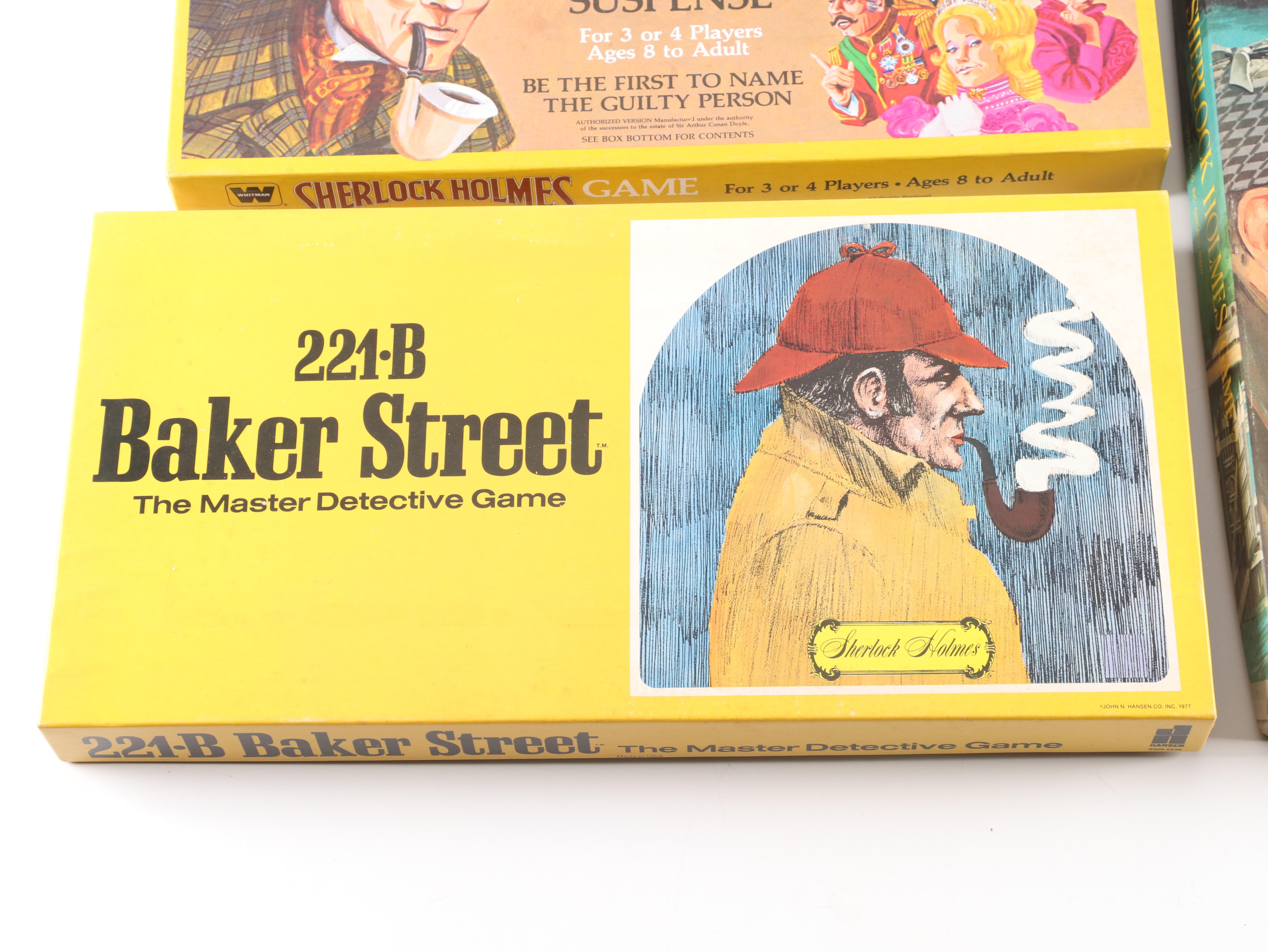 Collection of Sherlock Holmes Board Games